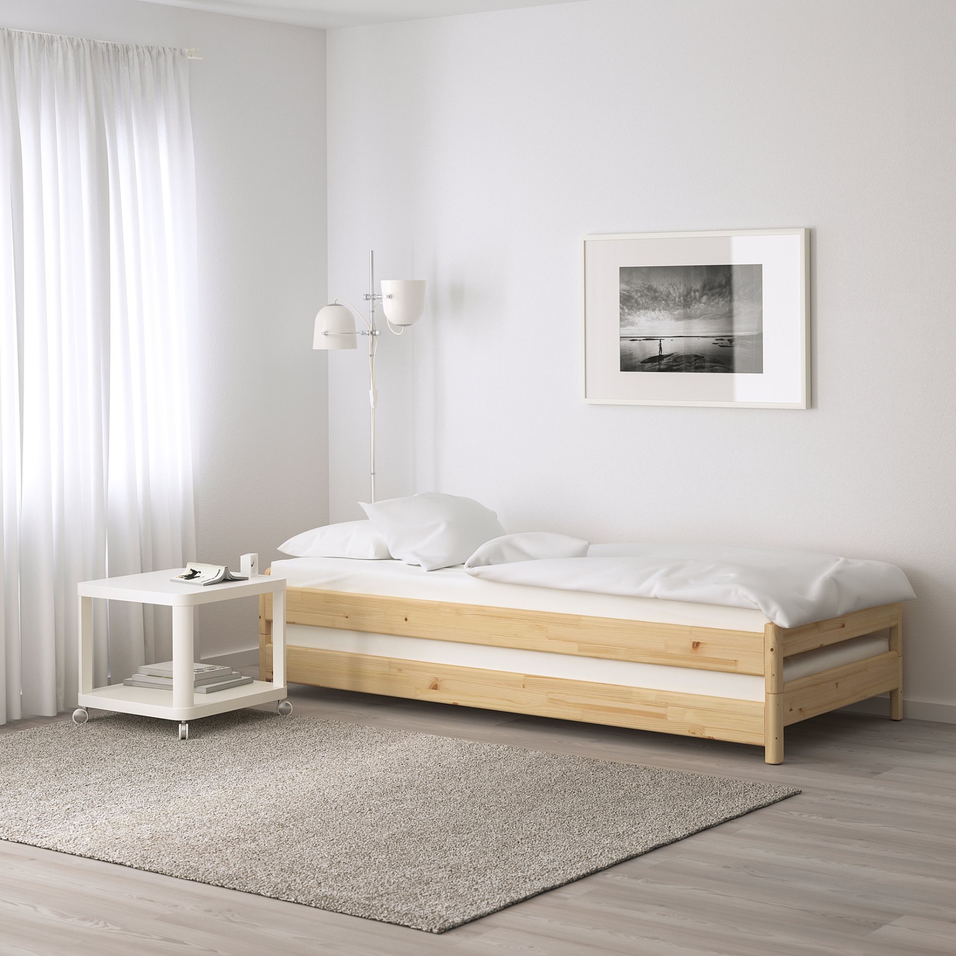 ÅFJÄLL, foam mattress/medium firm, 80x200 cm, 305.686.42