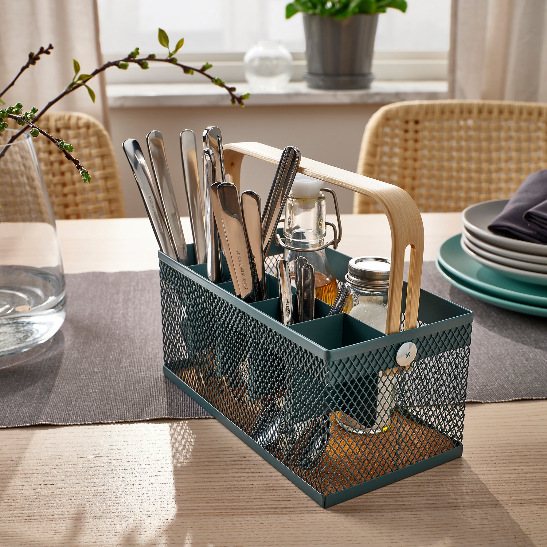 VIMPELFISK, cutlery holder, bamboo, 305.816.48