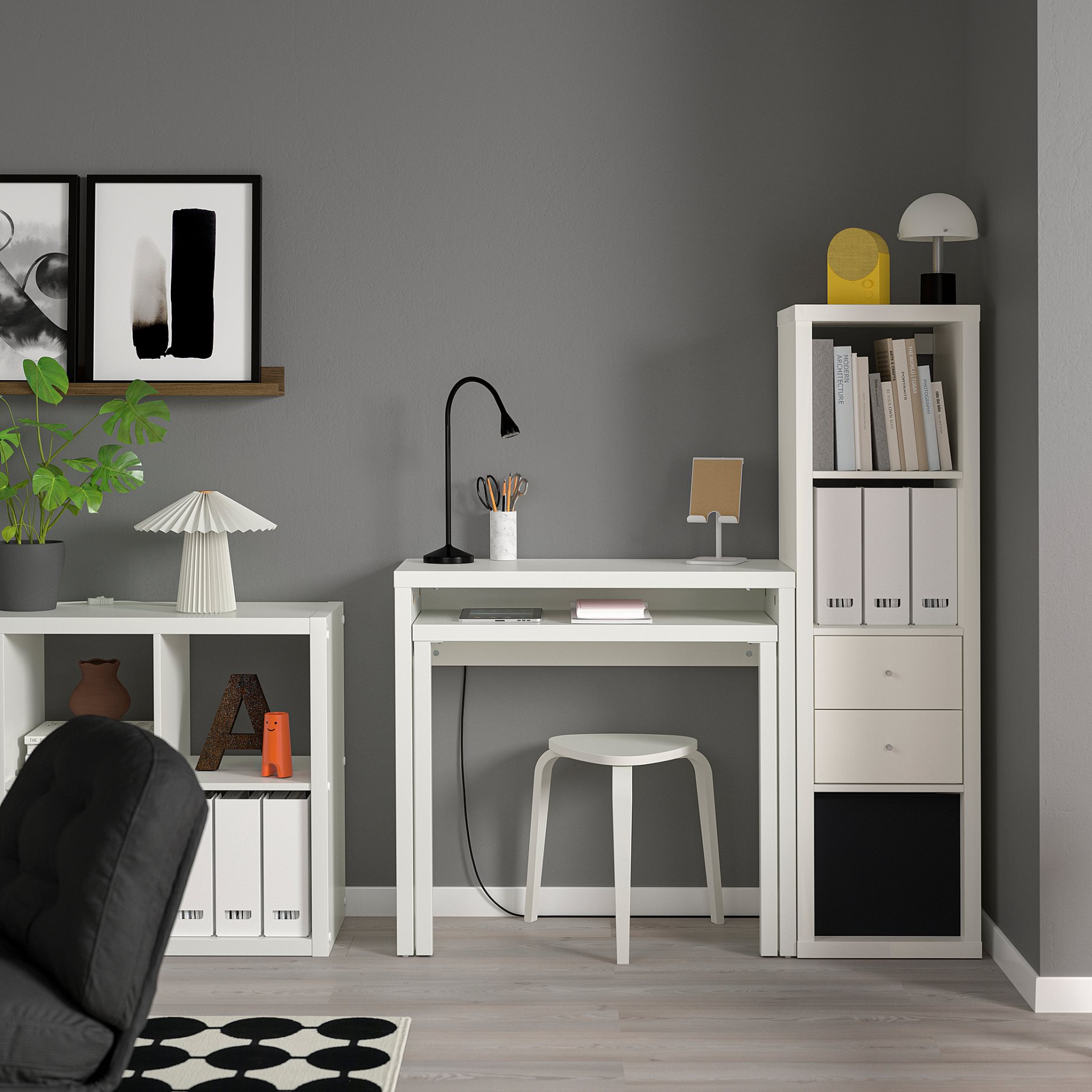 LÄNGDHOPP, pull-out desk, 90x39/71 cm, 305.870.80