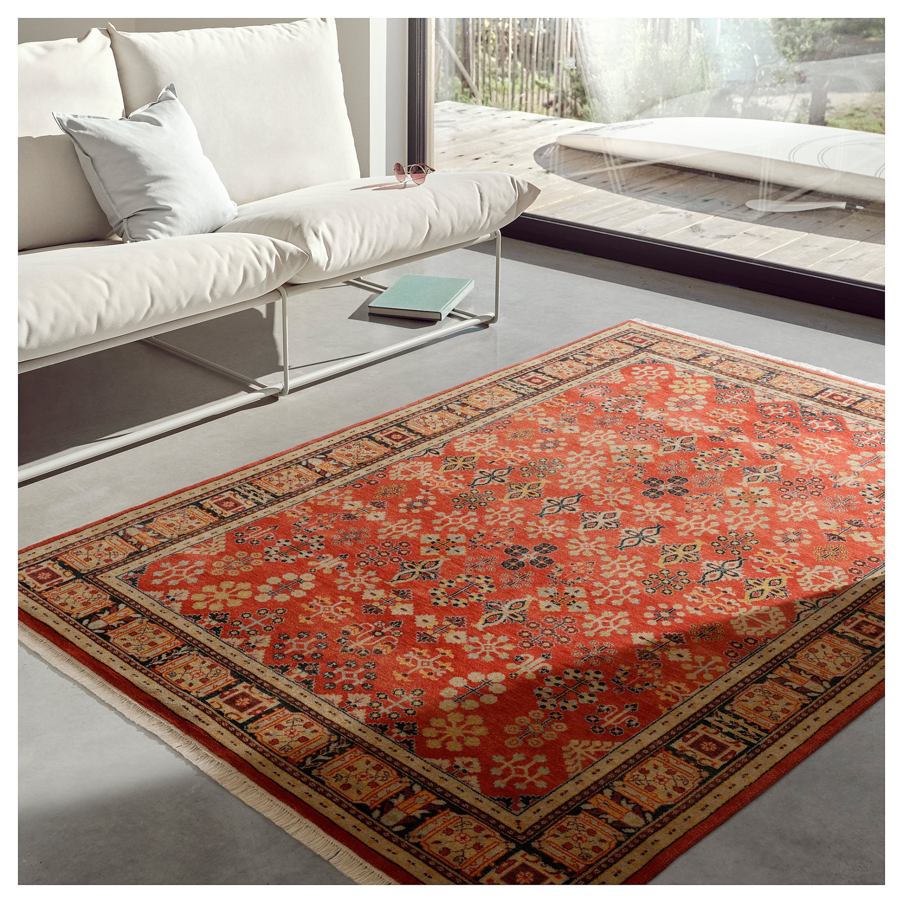 DOFTMYSKGRAS, rug low pile/handmade, 170x240 cm, 305.886.97