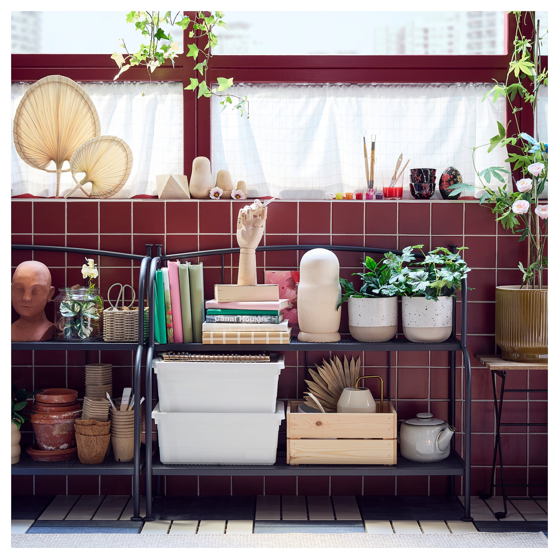 LÄCKÖ, shelving unit outdoor/indoor, 92x76 cm, 306.015.47