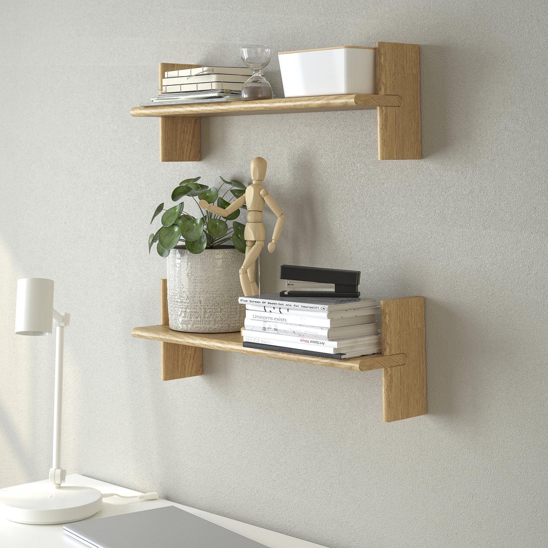 KLAVRESTRÖM, wall shelf, 60x20 cm, 306.016.89