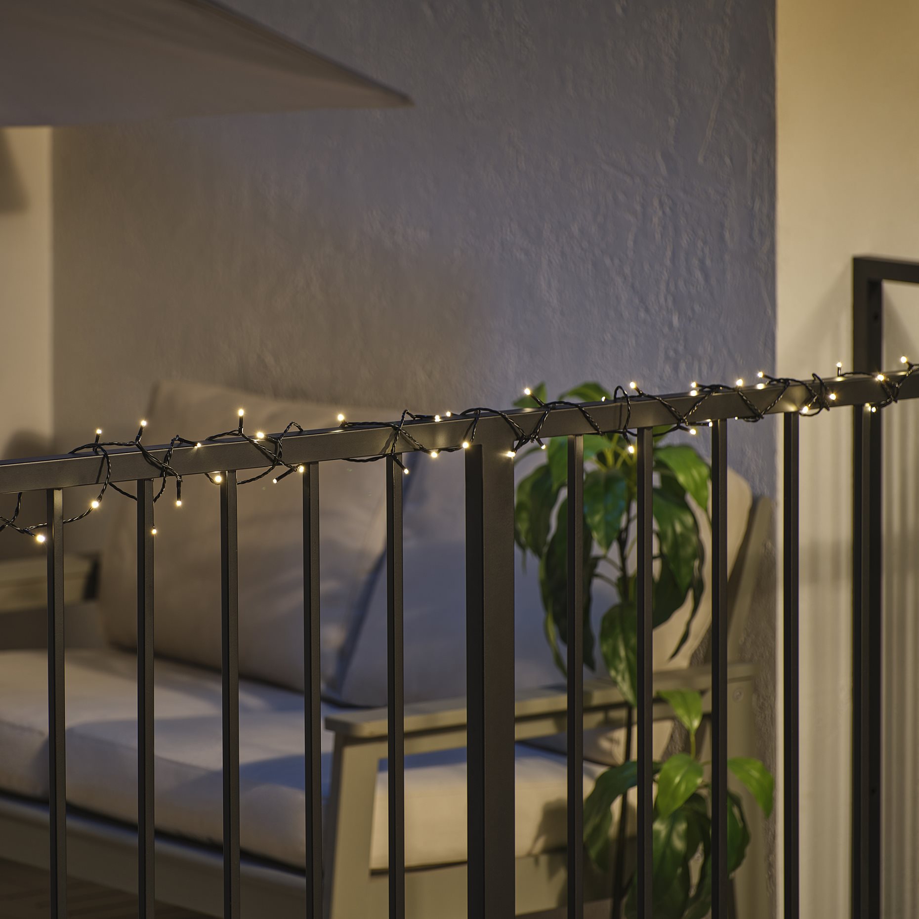GETKÅL, lighting chain with built in LED light source/outdoor, 15 m, 306.028.77