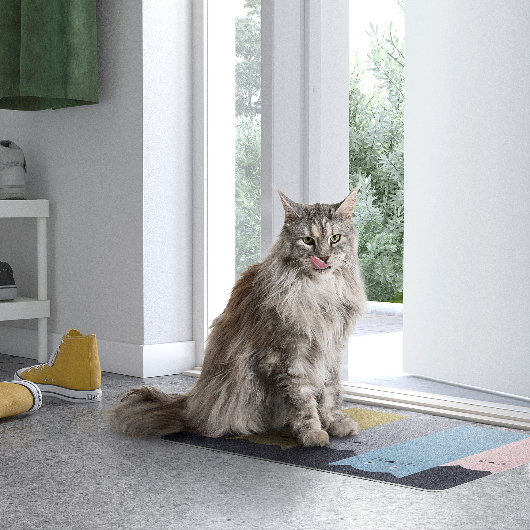 TURISTVÄG, door mat indoor, 40x60 cm, 306.050.84