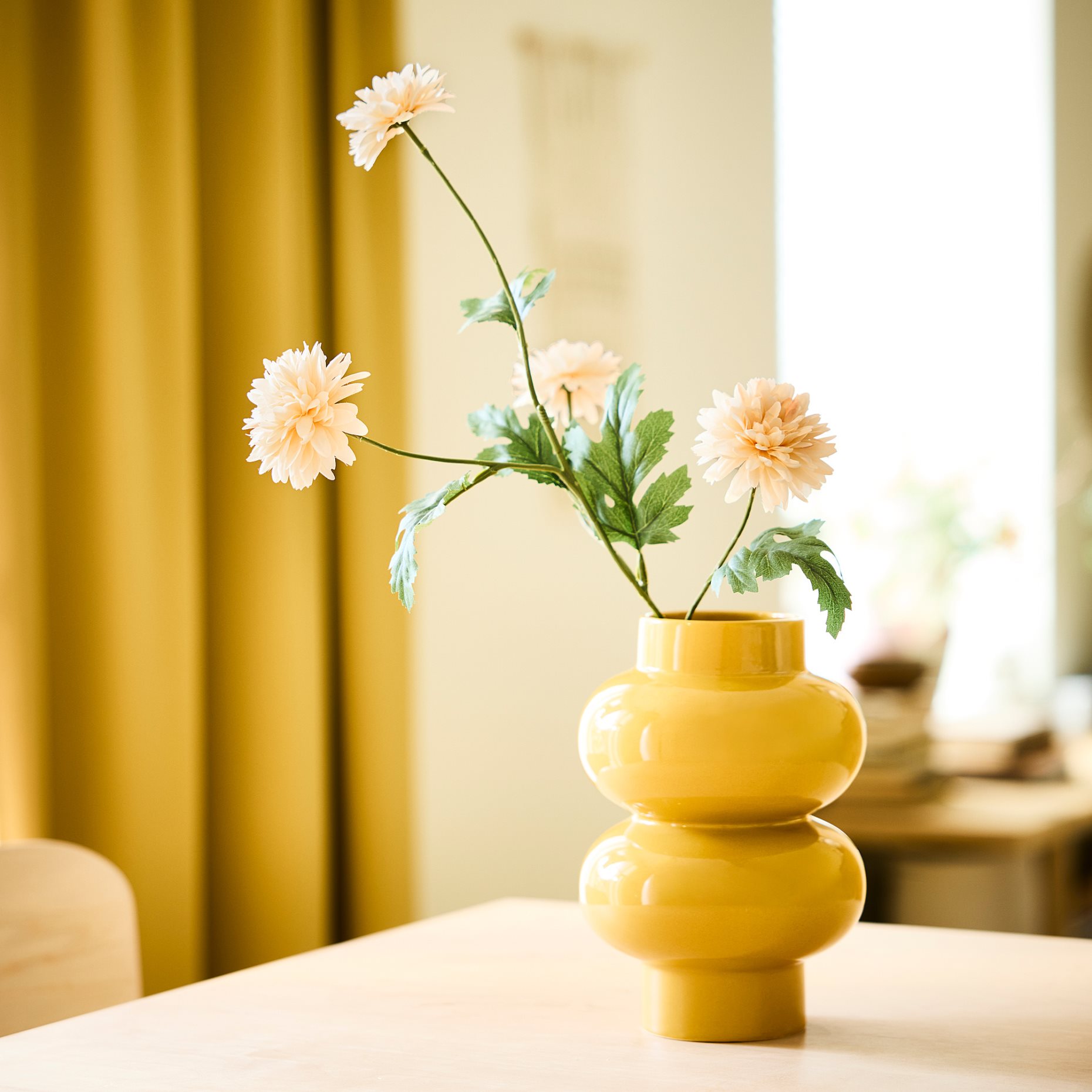 SMYCKA, τεχνητό λουλούδι εσωτ./εξωτ. χώρου/Χρυσάνθεμο, 71 cm, 306.060.45