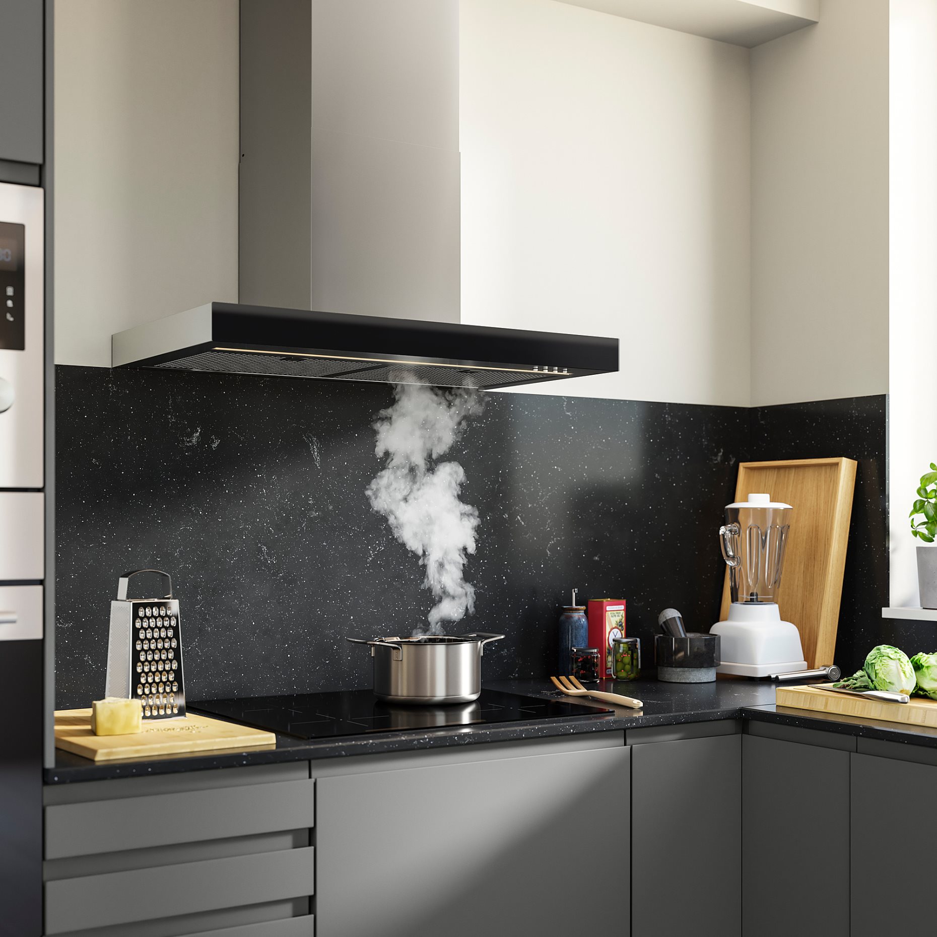 RÄFSEBO, απορροφητήρας τοίχου/IKEA 500, 80 cm, 306.092.23