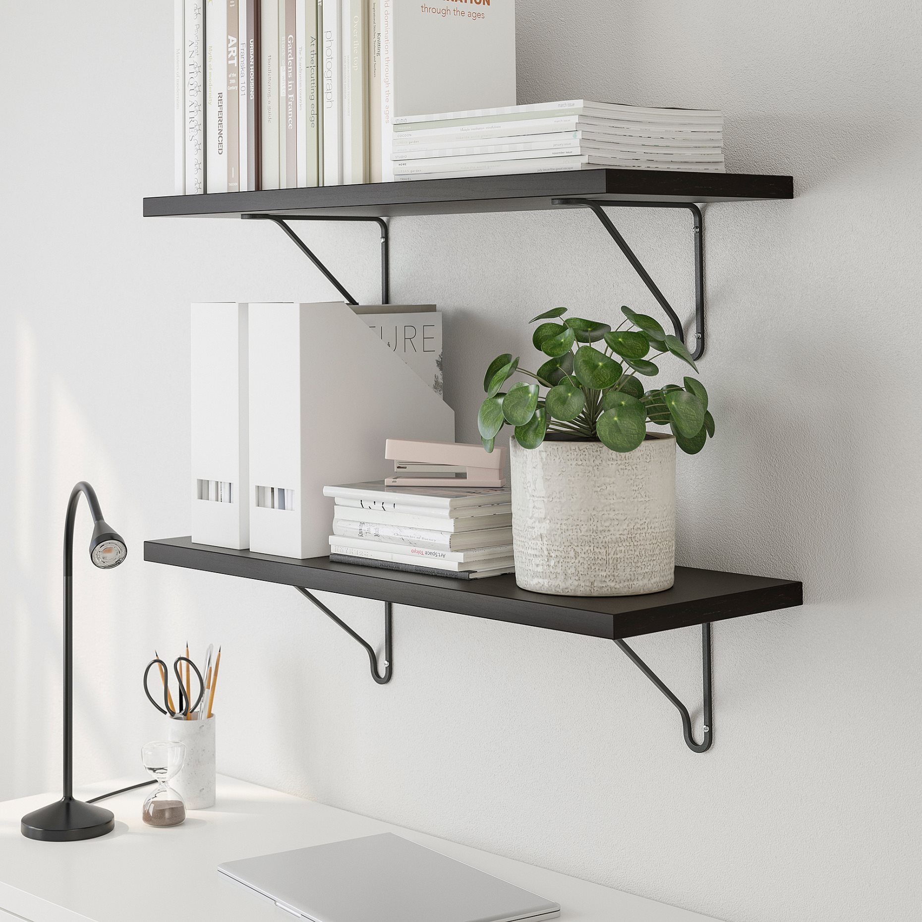 BERGSHULT/FORLAGGARE, wall shelf, 80x30 cm, 395.627.49