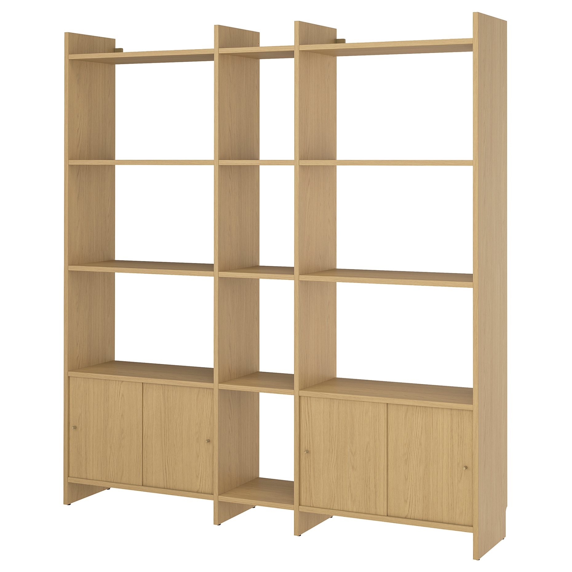 LÅDMAKARE, storage combination with sliding doors and 11 shelves, 198x35x212 cm, 395.666.72