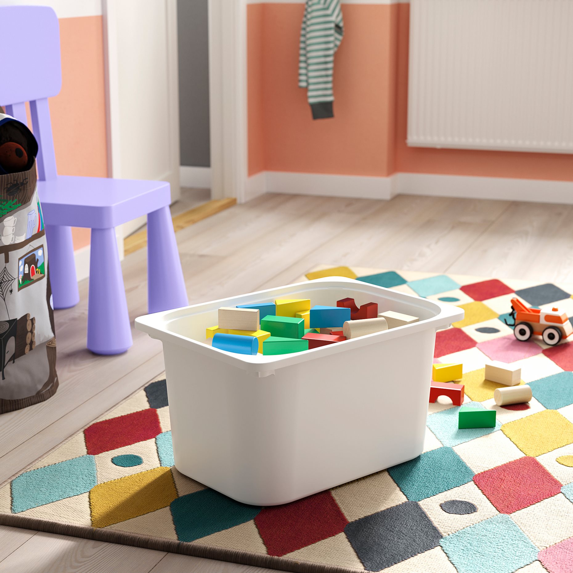 TROFAST, storage combination with boxes, 94x44x91 cm, 395.734.08
