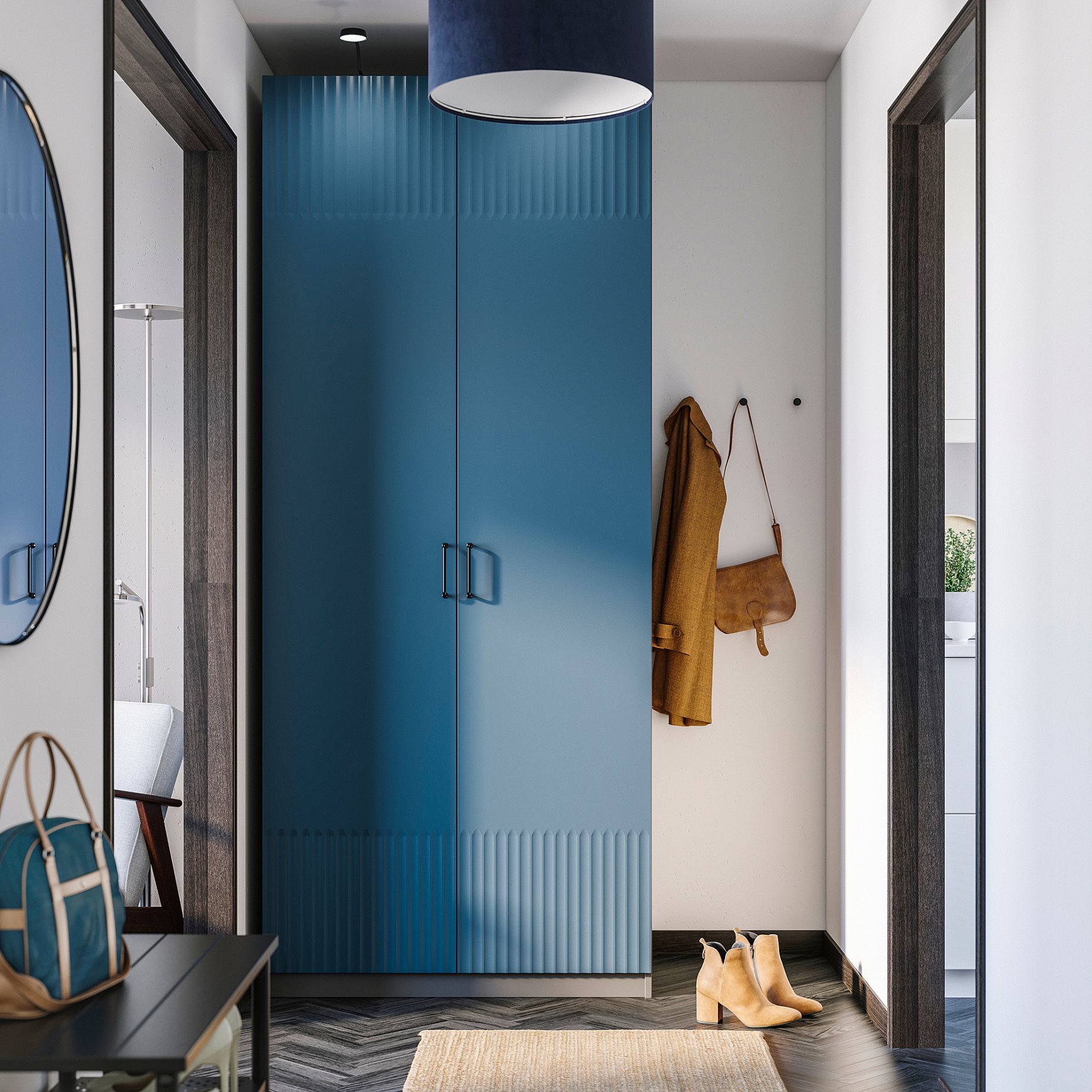 PAX/FYRUDDEN, συνδυασμός ντουλάπας, 100x60x236 cm, 395.815.97