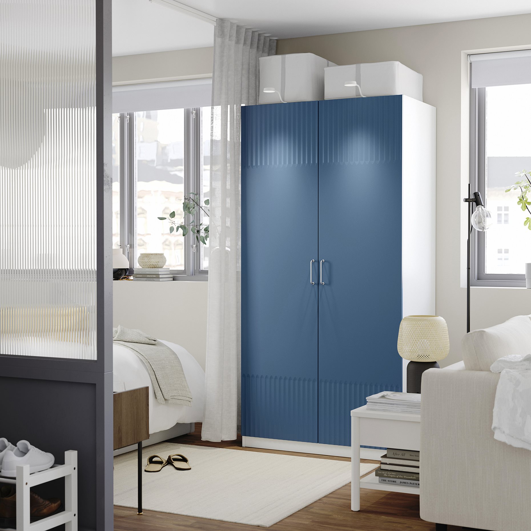 PAX/FYRUDDEN, συνδυασμός ντουλάπας, 100x60x201 cm, 395.816.01