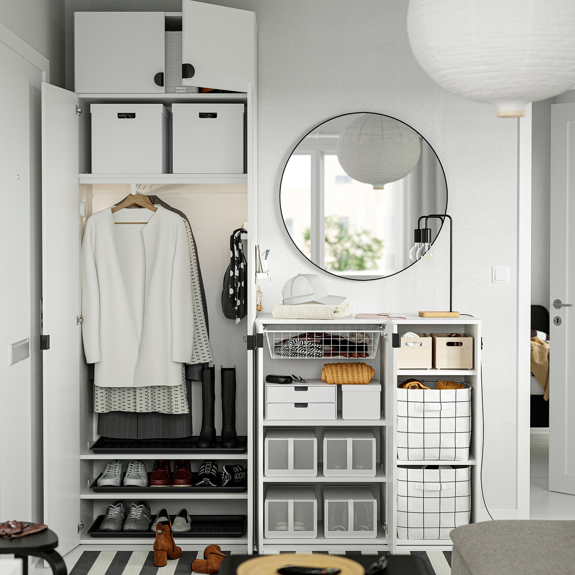 LASTARE, συνδυασμός ντουλάπας, 180x42x236 cm, 396.033.25