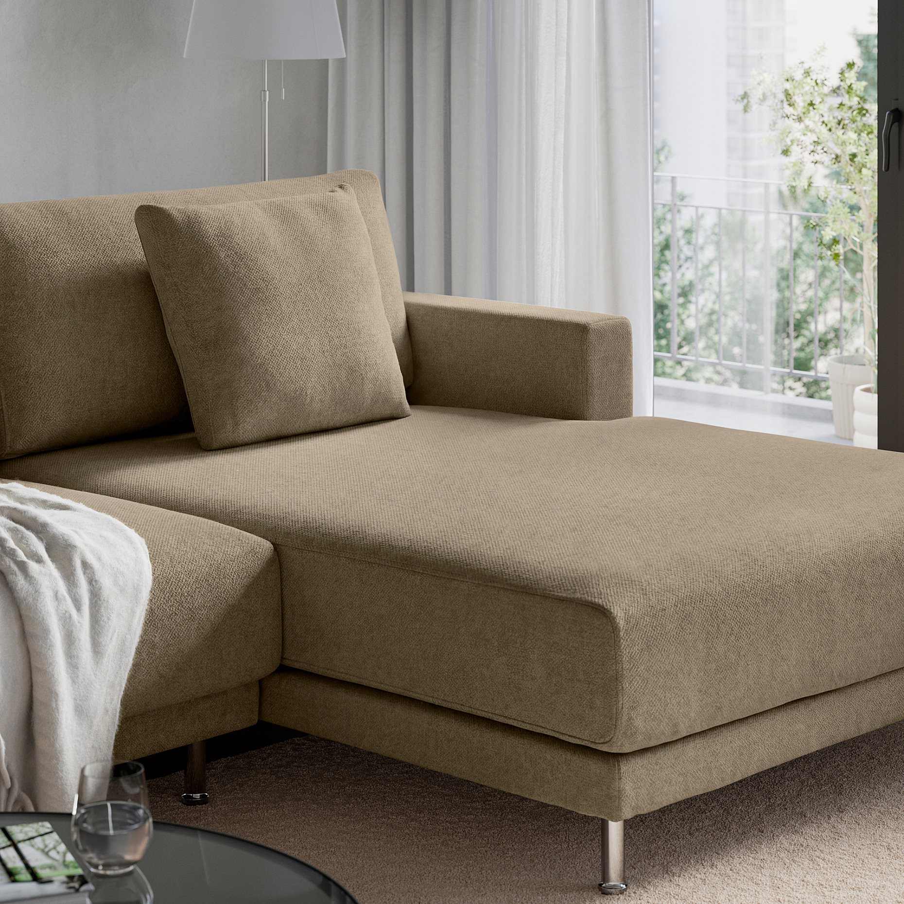 UPPÅKRA, chaise longue module with armrest right, 396.126.88
