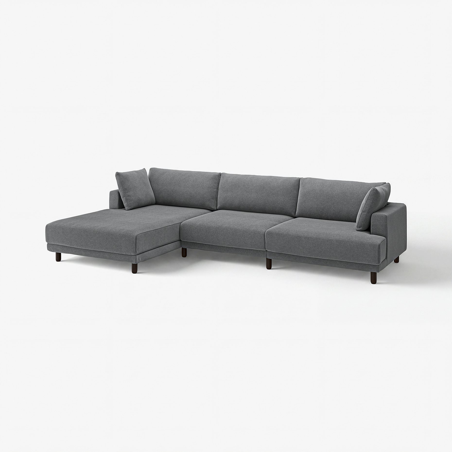 UPPÅKRA, 4,5-seat modular sofa with chaise longue, left, 396.140.84