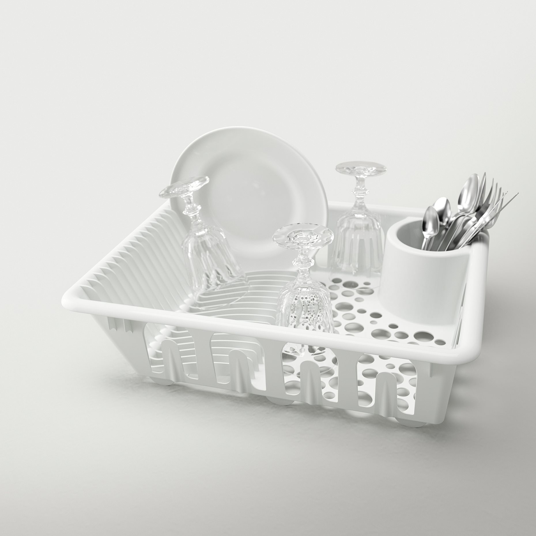 FLUNDRA, dish drainer, 401.769.50