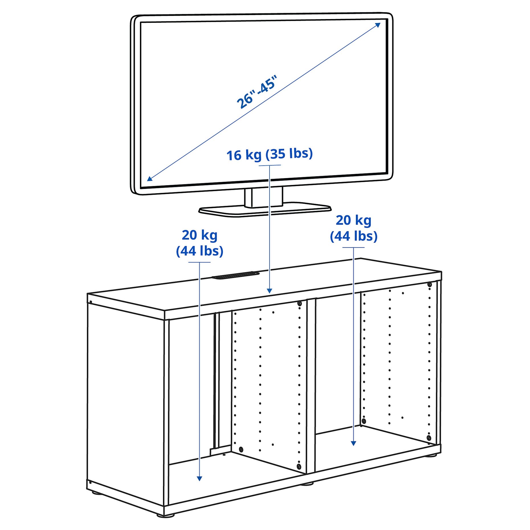 BESTÅ, έπιπλο TV, 402.998.85