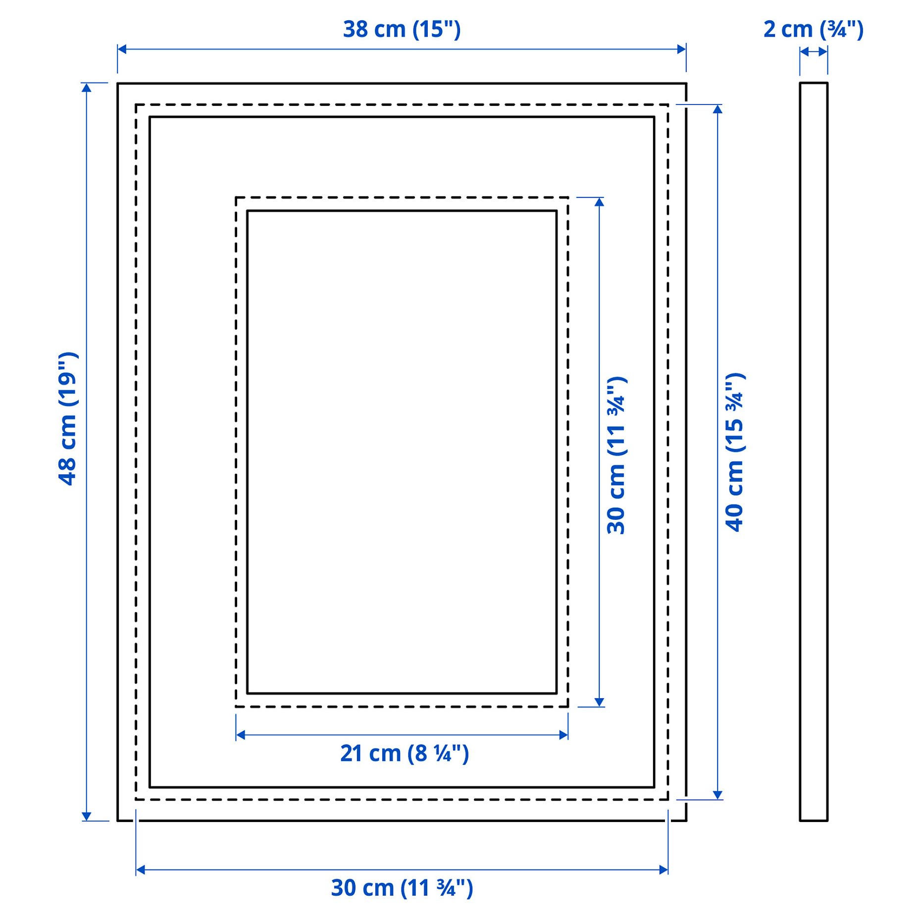 VIRSERUM, frame, 30x40 cm, 403.785.33