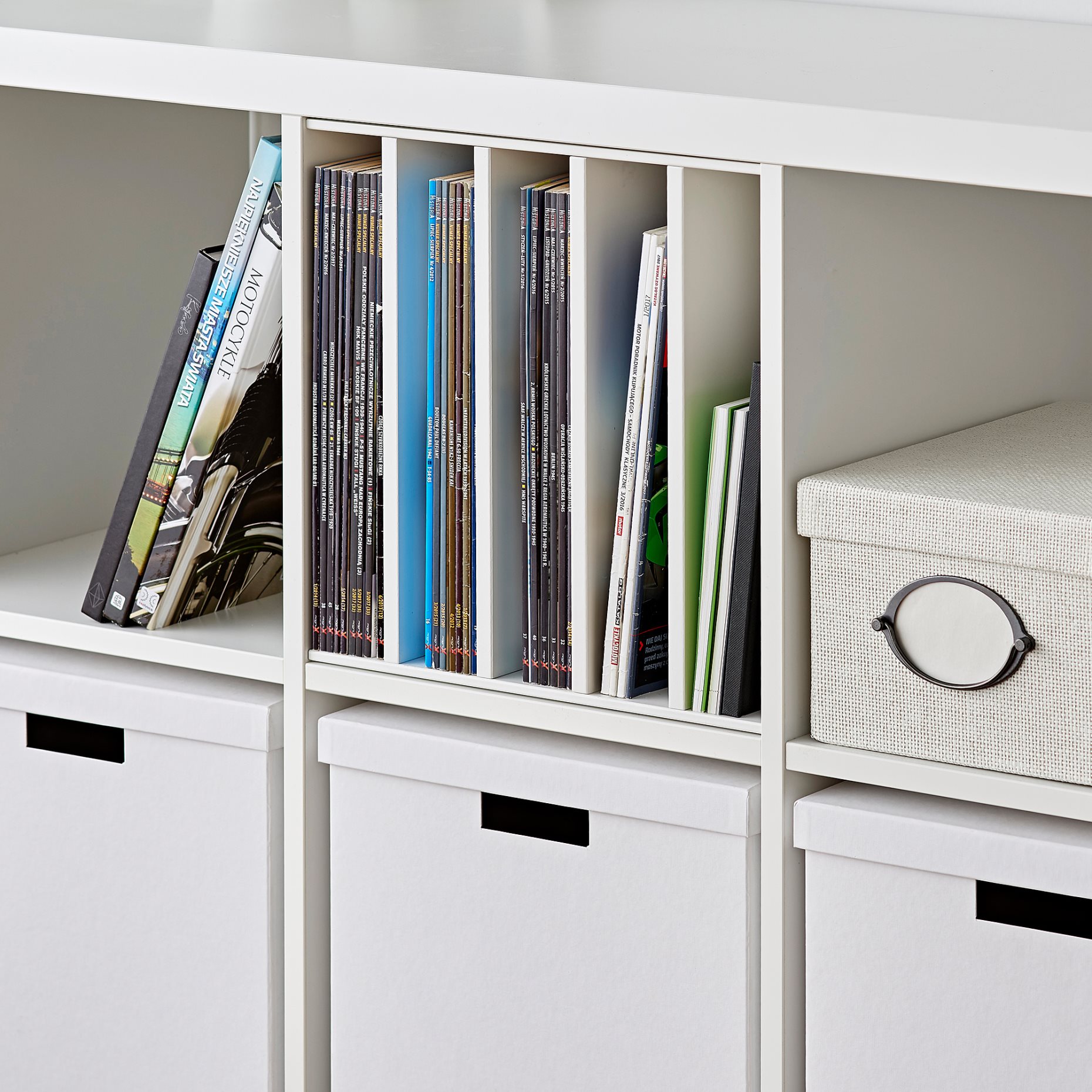 KALLAX, insert with 4 shelves, 33x33 cm, 404.237.19