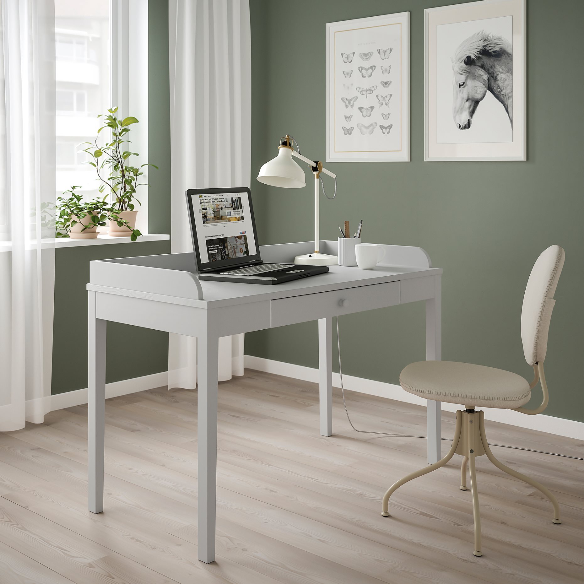 SMYGA, desk, 122x60 cm, 404.807.81