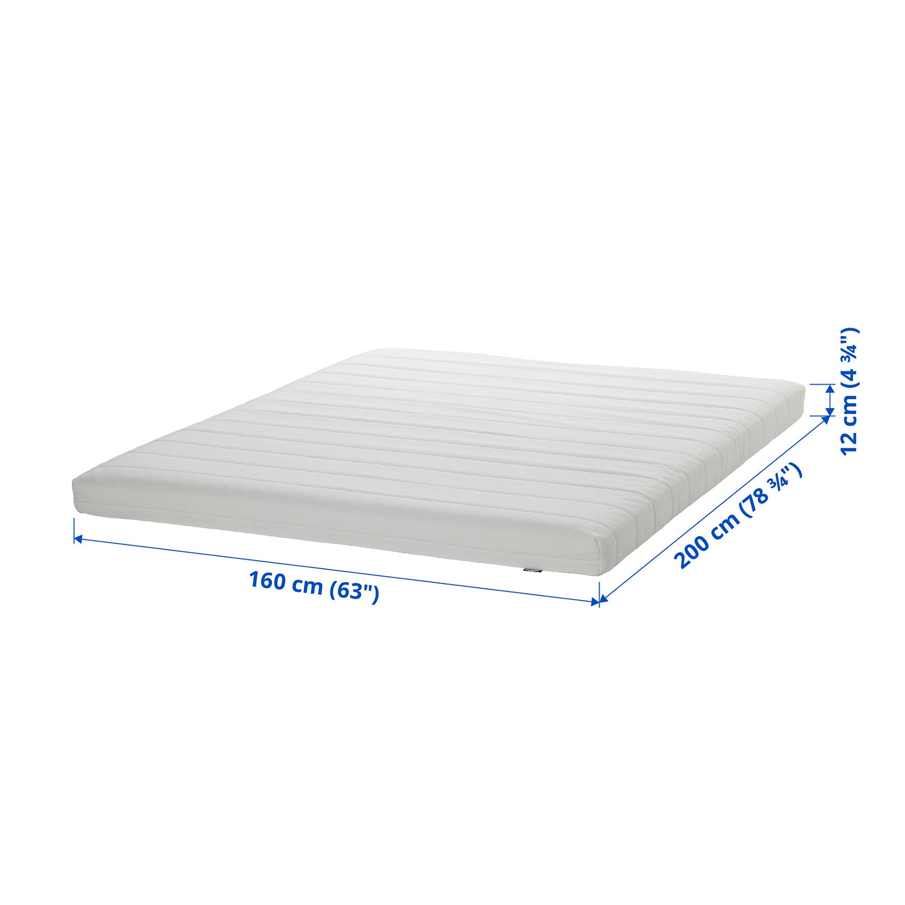 ÅSVANG, foam mattress/firm, 160x200 cm, 404.813.75