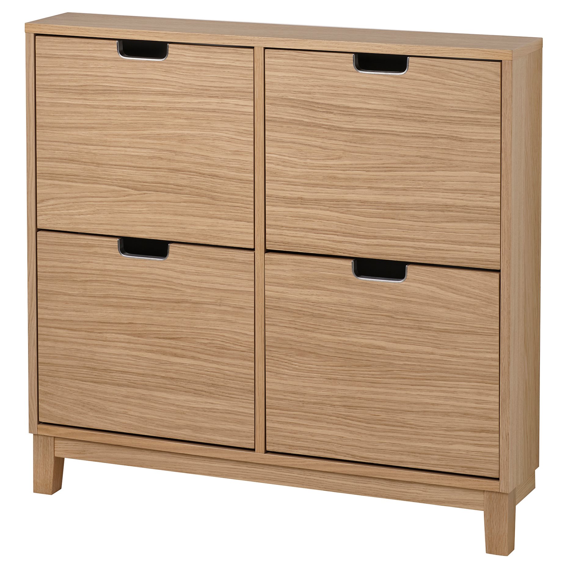 STÄLL, shoe cabinet with 4 compartments, 96x17x90 cm, 405.302.29