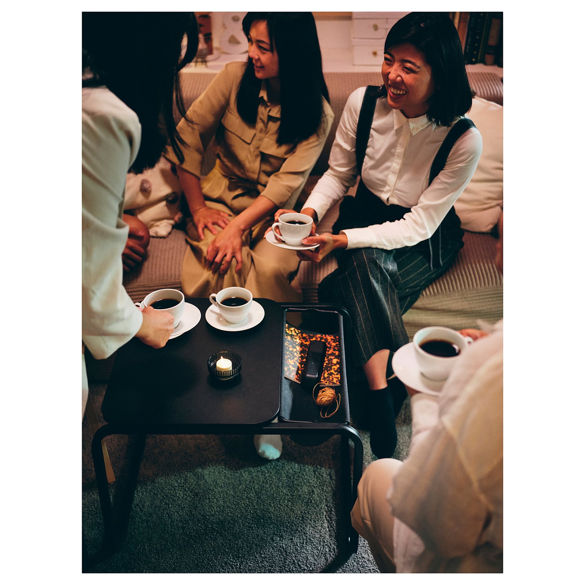 OLSERÖD, βοηθητικό τραπεζάκι, 53x50 cm, 405.309.17