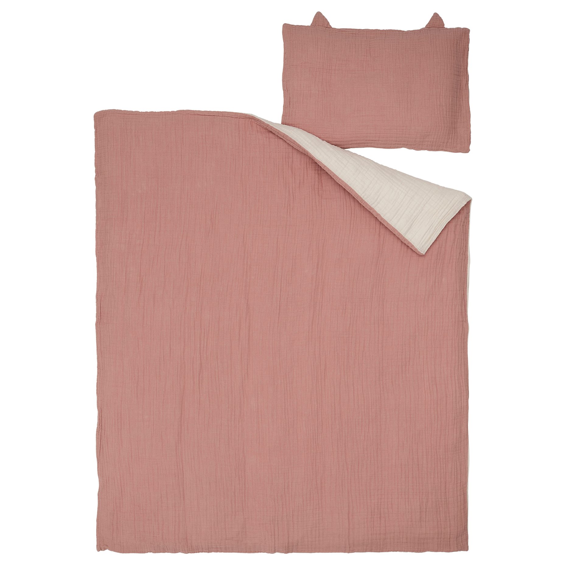 GULDVÄVARE, 3-piece bedlinen set for cot, 70x140 cm, 405.885.88