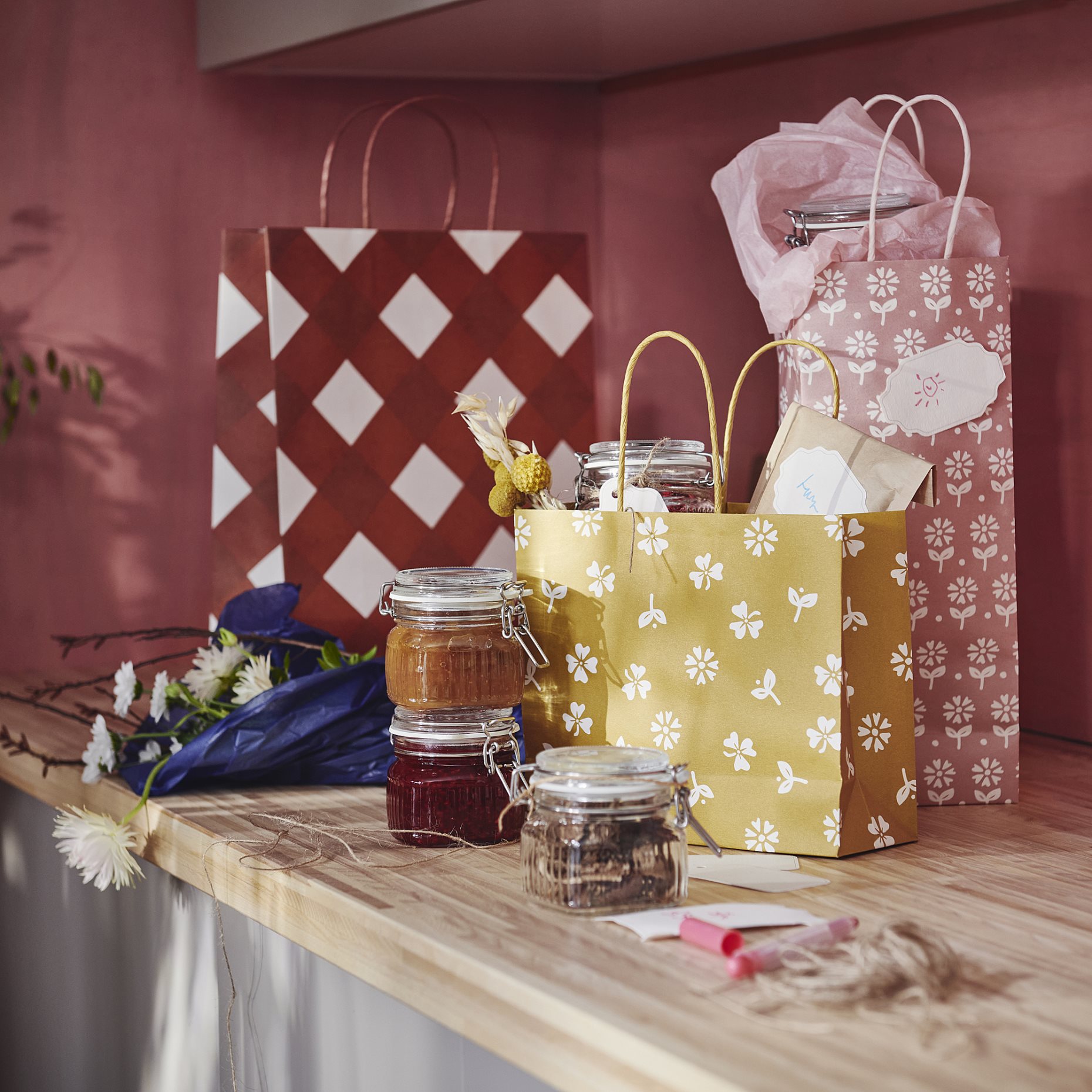 KÖSSEBÄR, gift bag, set of 3, 405.992.66