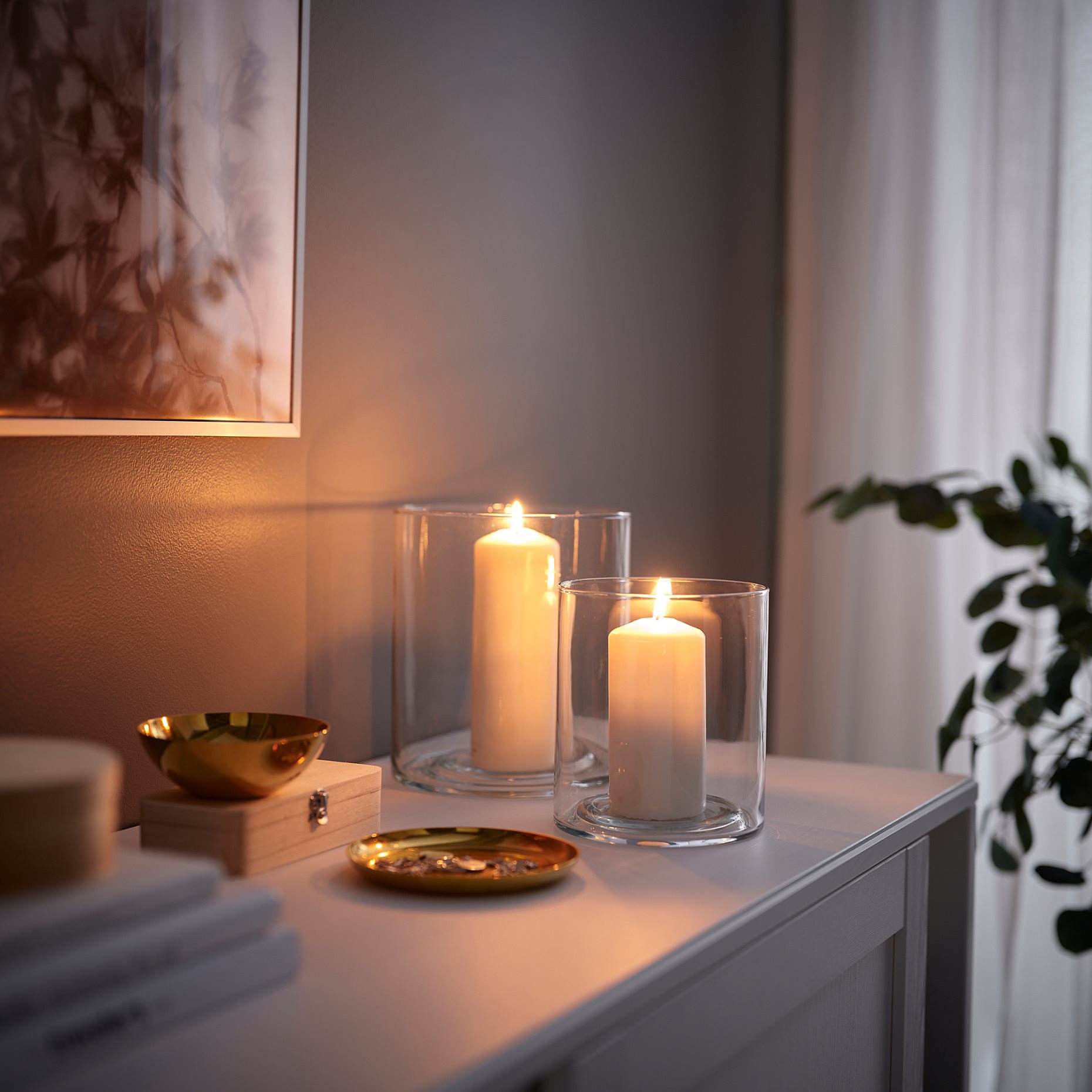 PILFINK, candle holder, set of 2, 406.059.03