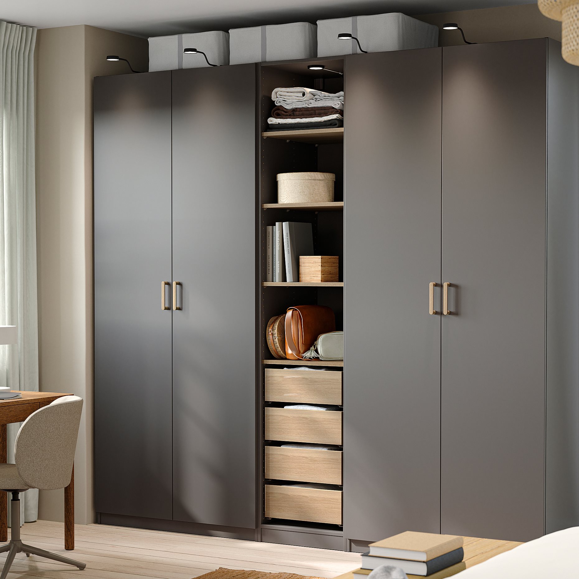 HAMPHULT, handle 2 pack, 146 mm, 406.142.43