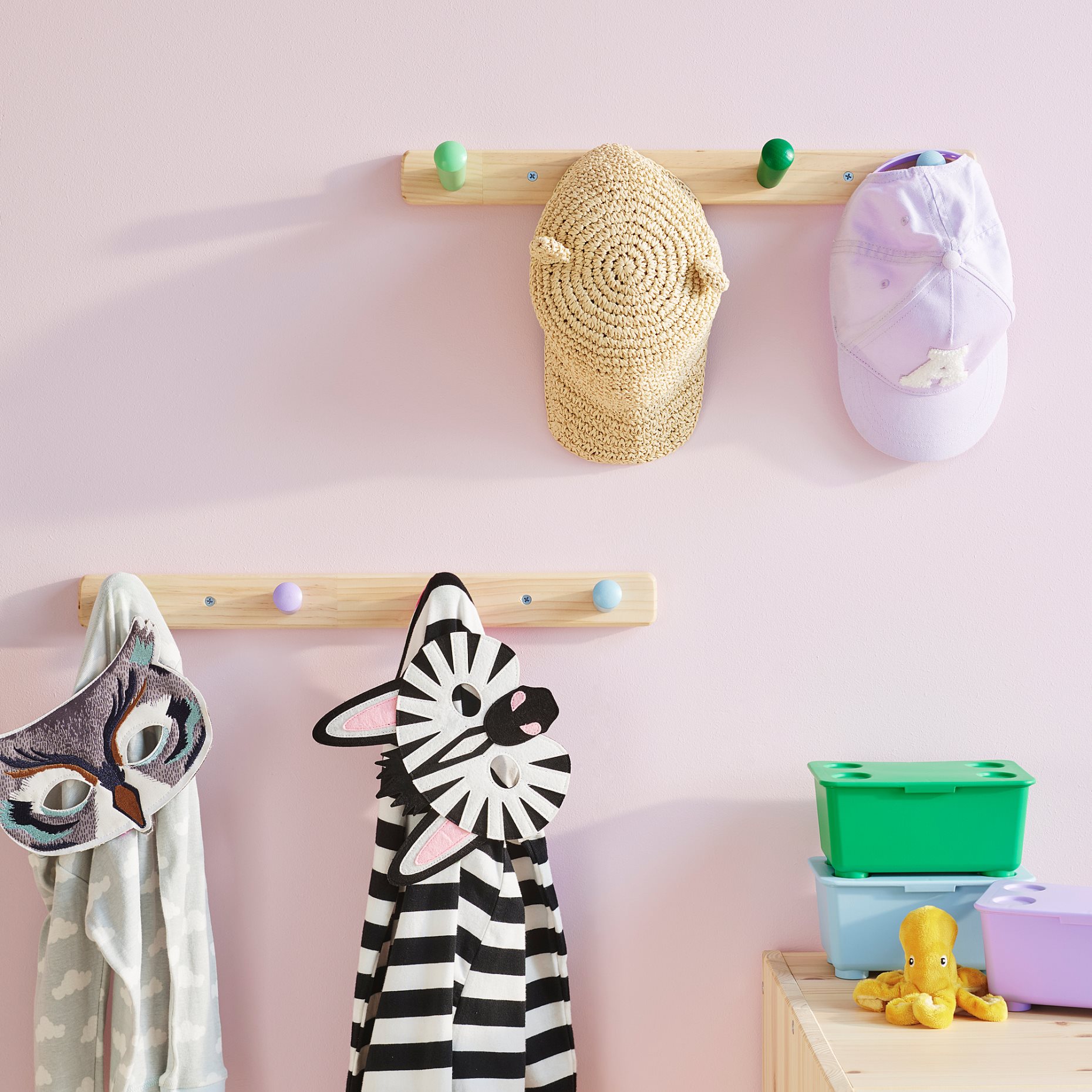 FLISAT, knob rack with 4 knobs, 406.145.68