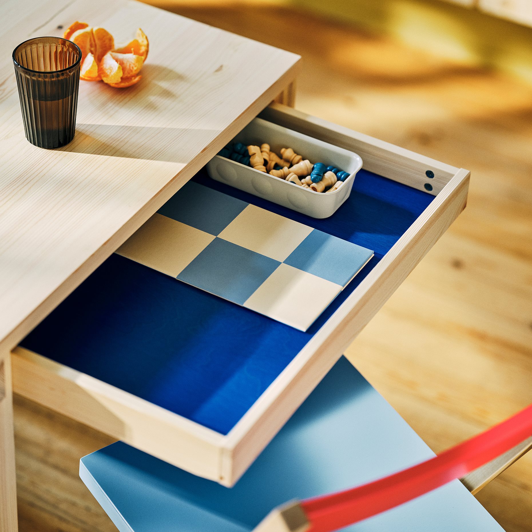 IKEA PS 2026, table with drawer, 70x70 cm, 406.178.78