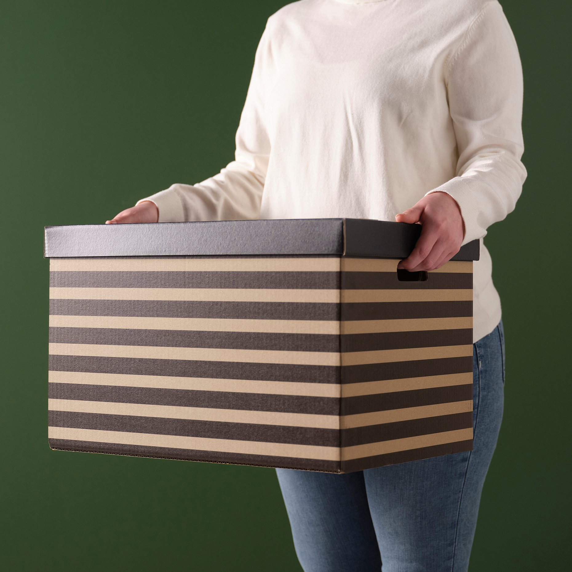 SVARTTRÄDA, box with lid 2 pack, 35x50x31 cm, 406.233.46