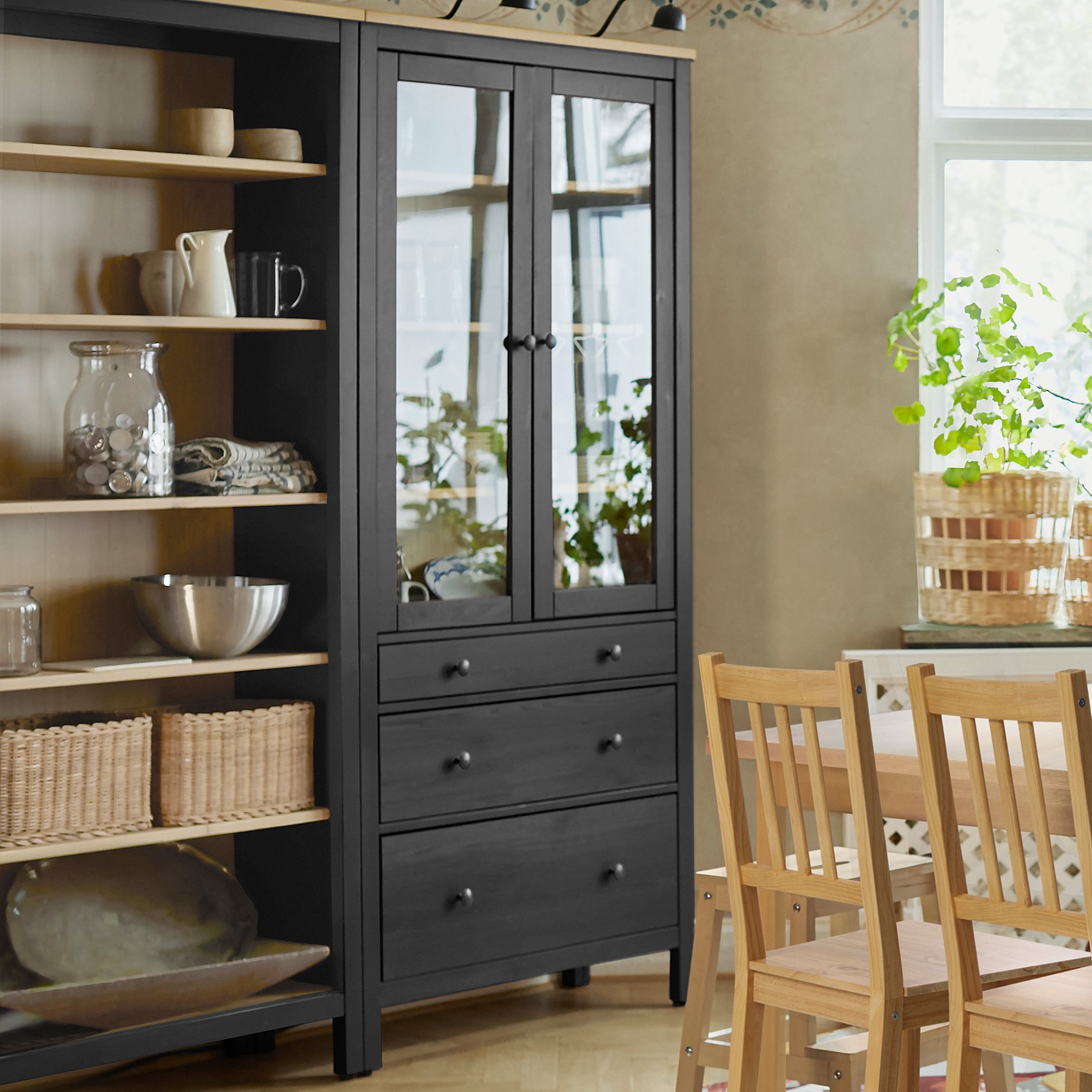 HEMNES, storage combination with doors/drawers, 493.365.67