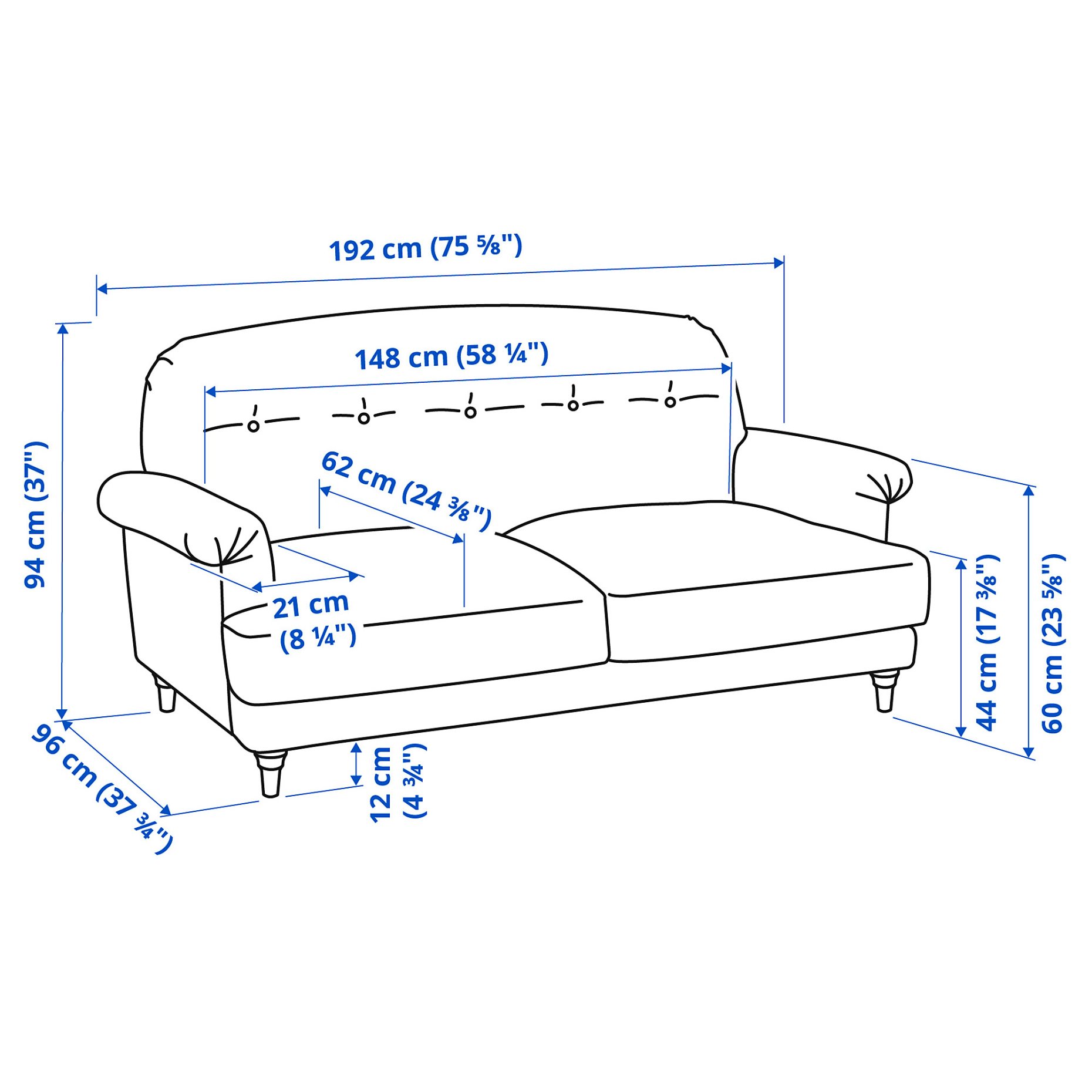 ESSEBODA, 2-seat sofa, 494.434.78