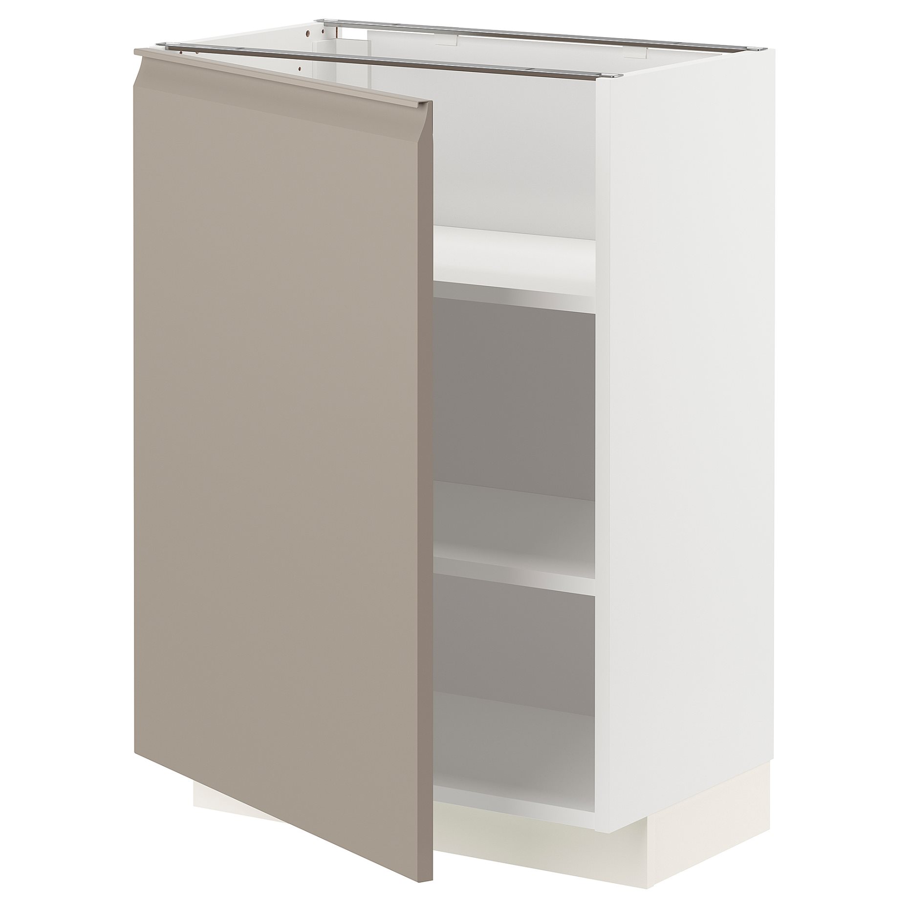 METOD, base cabinet with shelves, 60x37 cm, 494.920.15
