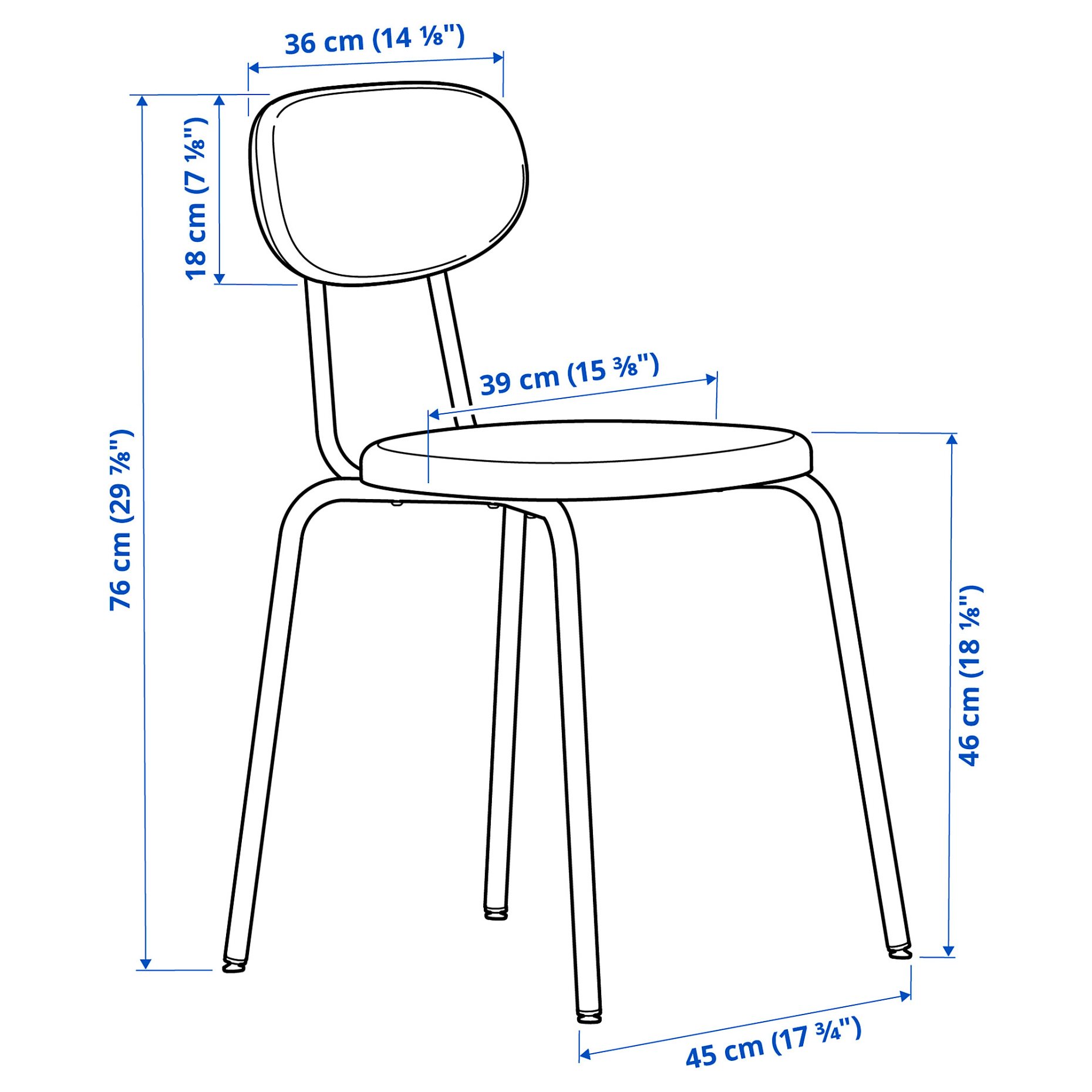 GRASALA/OSTANO, τραπέζι και 6 καρέκλες, 160 cm, 494.972.87