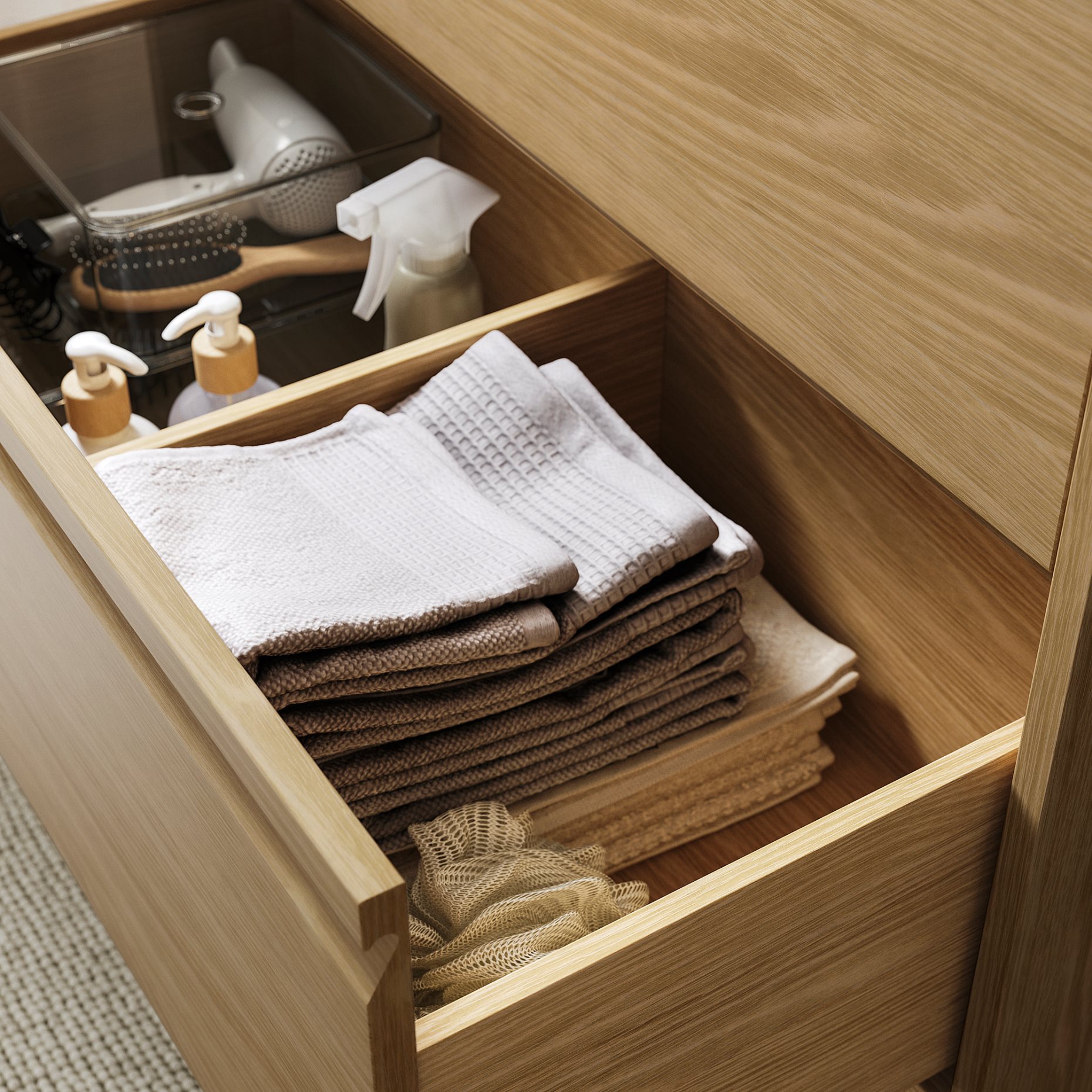 ANGSJON/BACKSJON, wash-stand with drawers/wash-basin/tap, 62x49x71 cm, 495.213.67