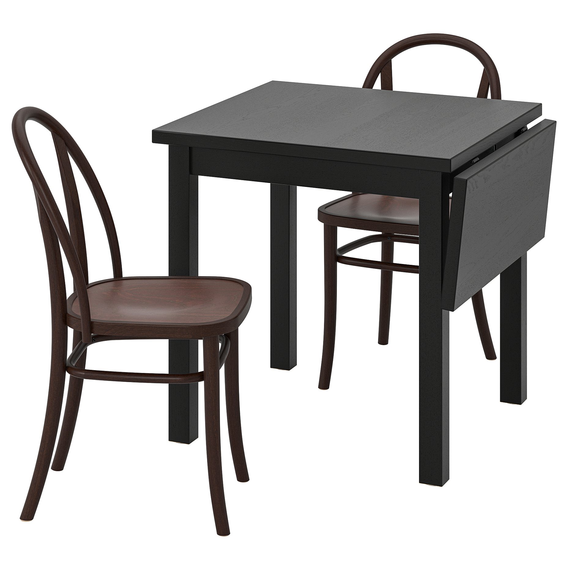 NORDVIKEN/SKOGSBO, table and 2 chairs, 74/104 cm, 495.281.99