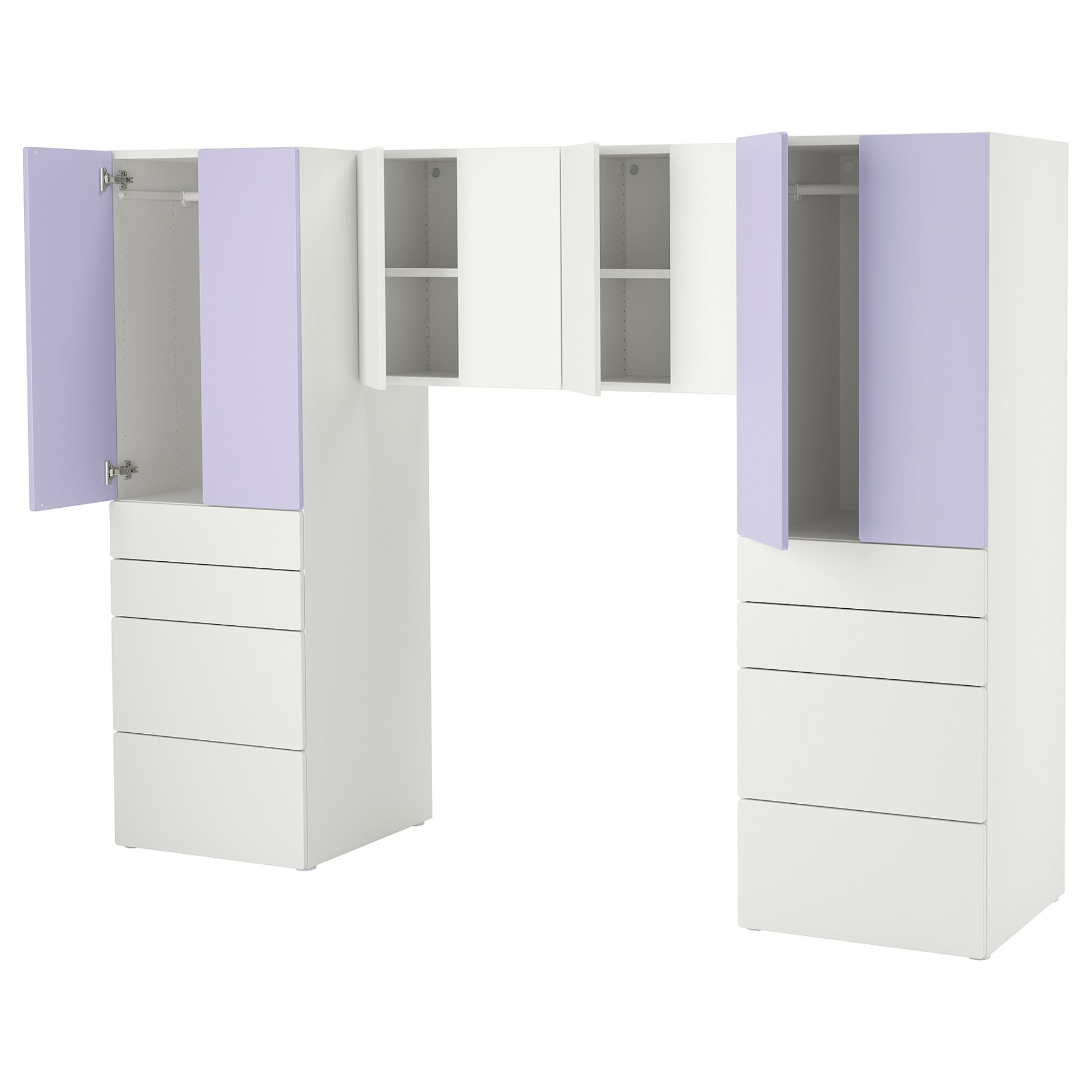 SMASTAD/PLATSA, storage combination, 240x57x181 cm, 495.441.04