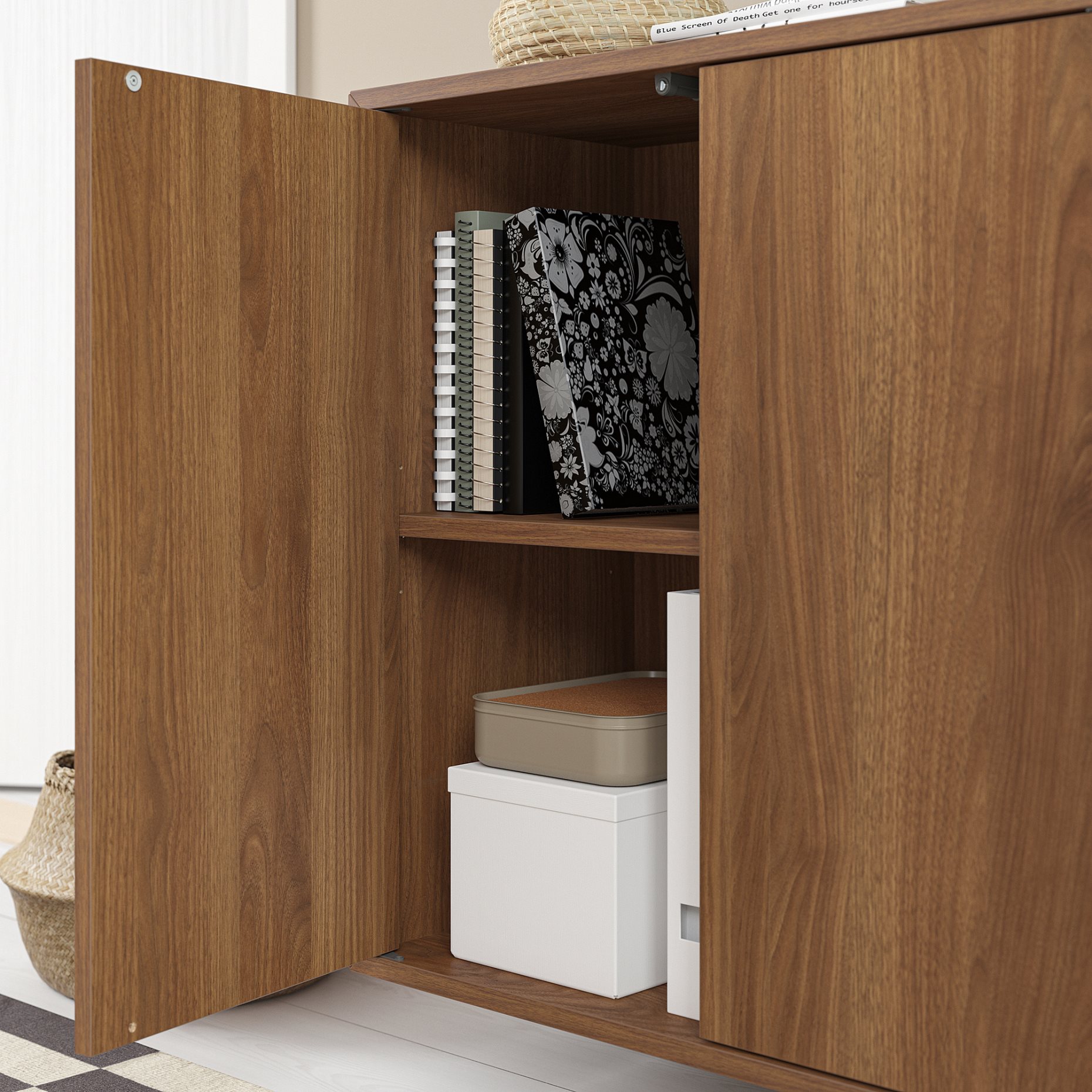 EKET, wall cabinet with 2 doors, 70x35x70 cm, 495.811.82