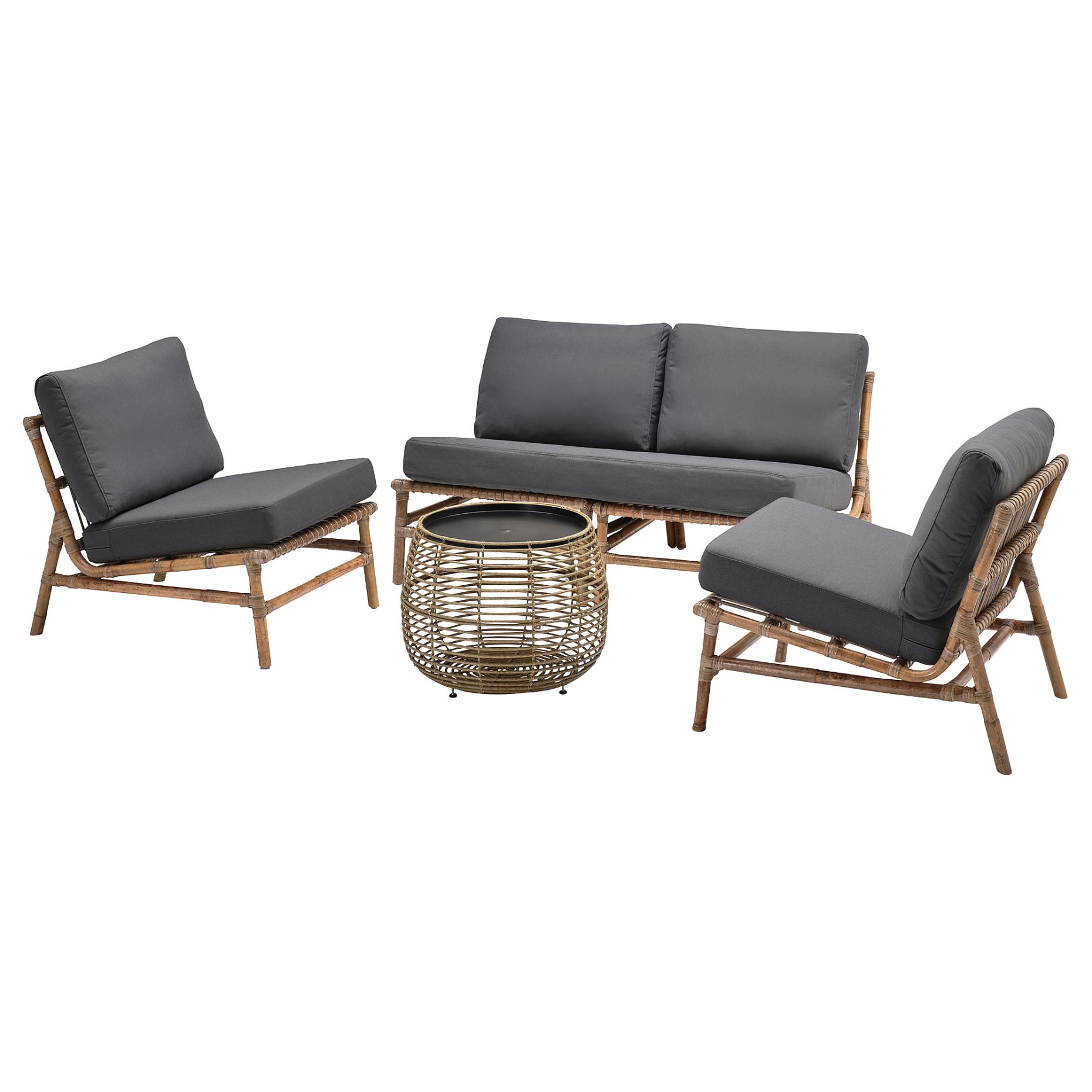 TVARÖ/FÅLSKÄR, 4-seat conversation set, outdoor, 495.857.12