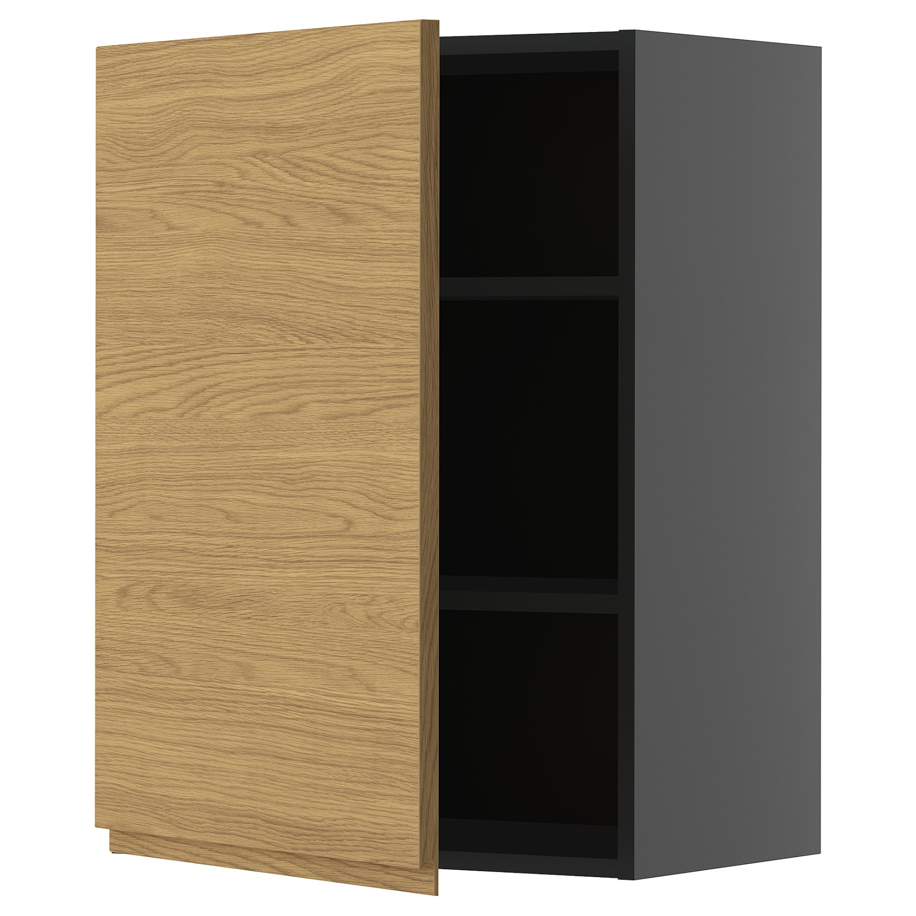 METOD, wall cabinet with shelves, 60x80 cm, 495.889.04