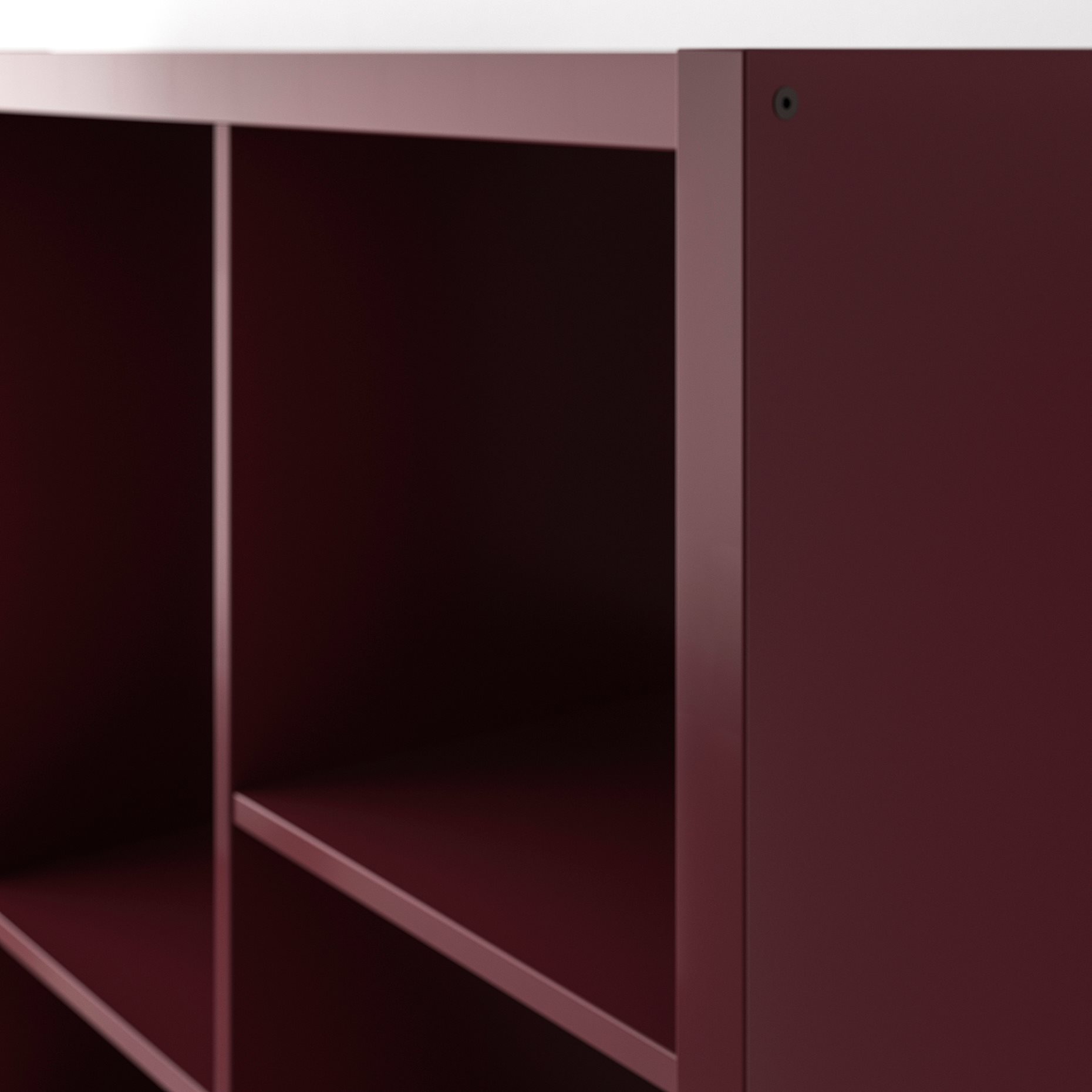 KALLAX, shelving unit with underframe, 147x39x94 cm, 496.075.54