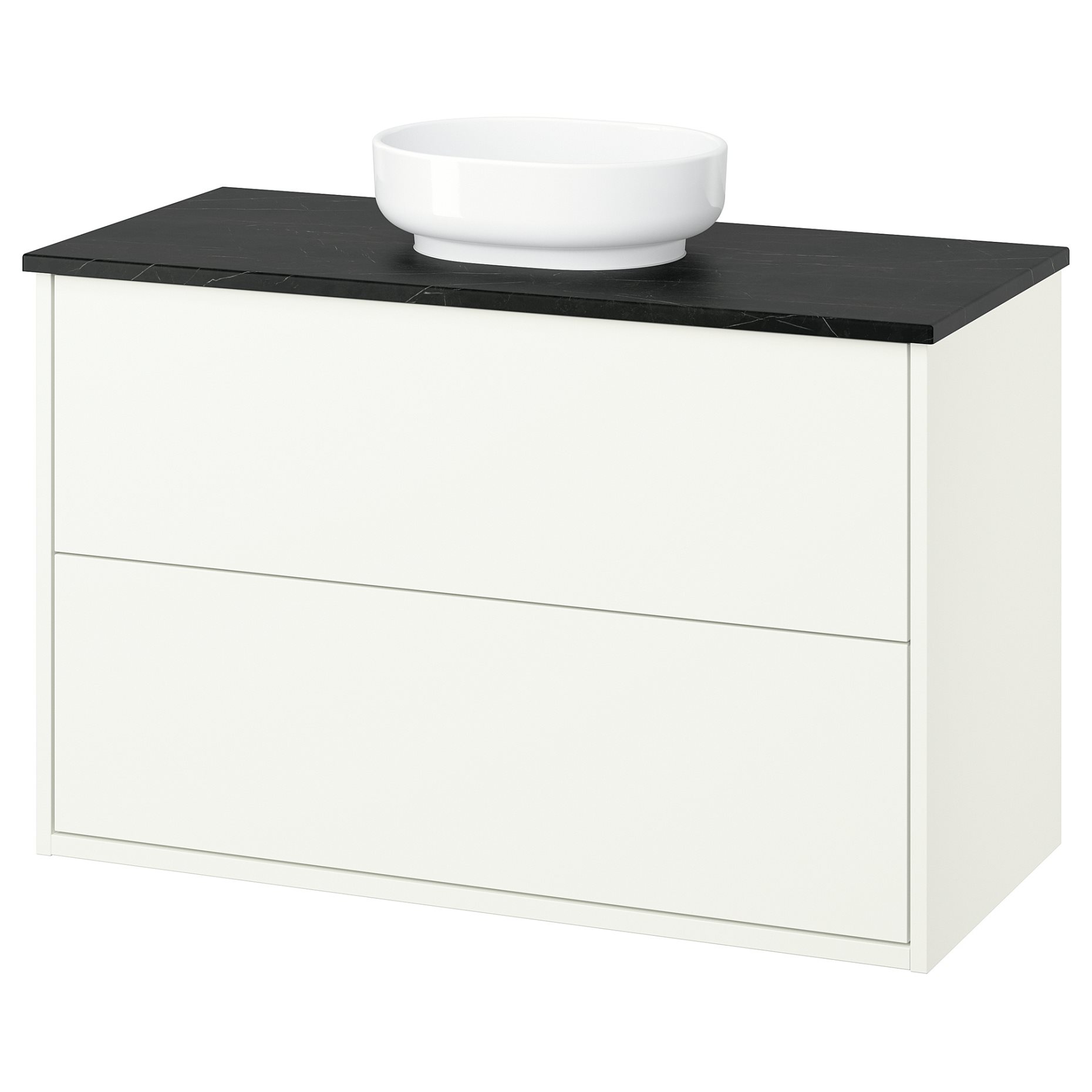 HAVBÄCK/VINDEL, wash-stand with drawers/wash-basin, 102x49x77 cm, 496.224.65