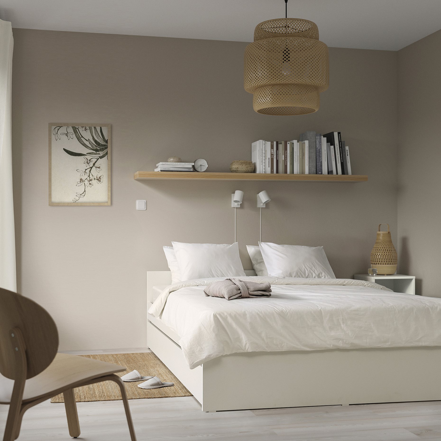 VIHALS, bed frame with 1 trundle bed, 160x200 cm/80x200 cm, 496.347.55