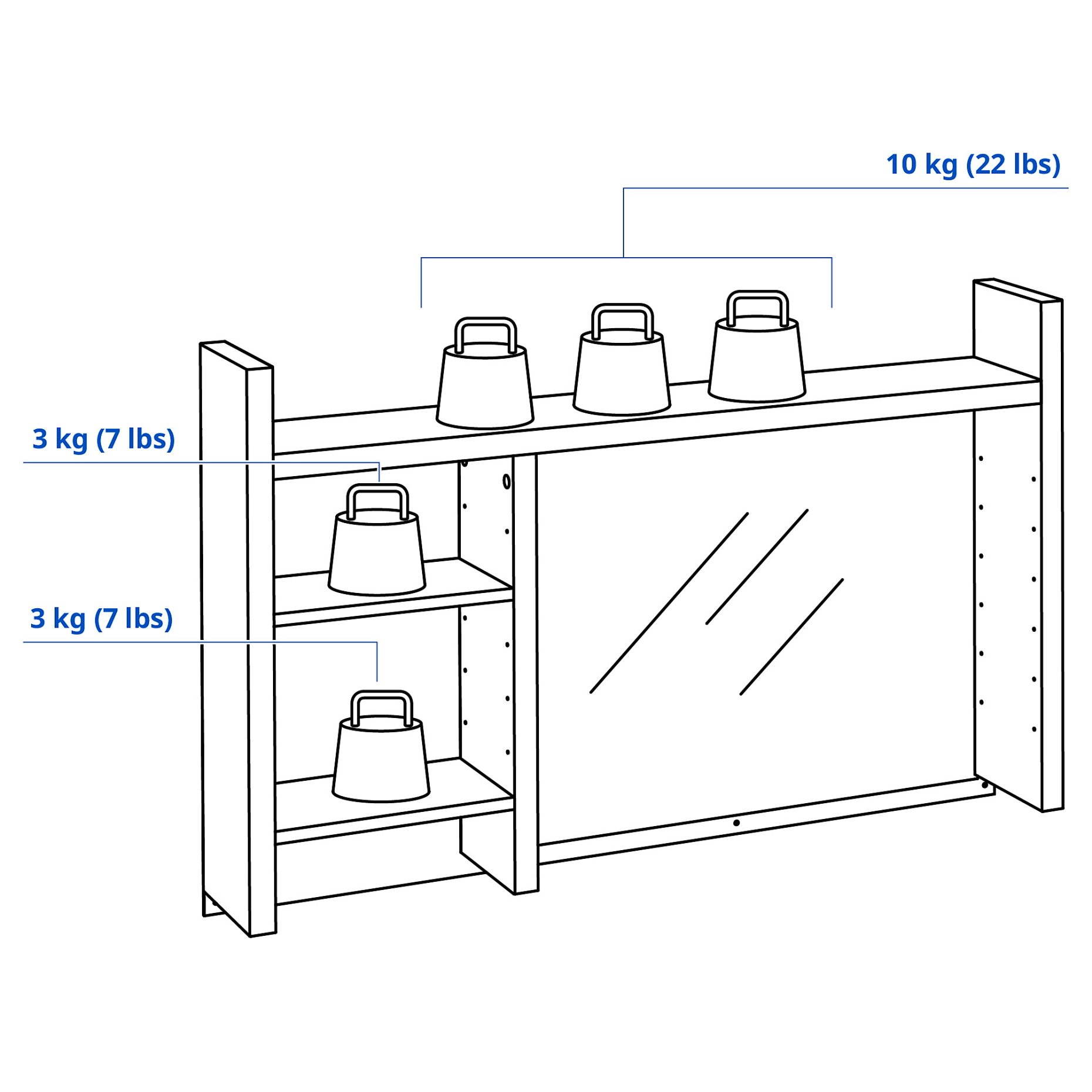 MICKE, Συμπληρωματική μονάδα, ψηλή, 501.800.27