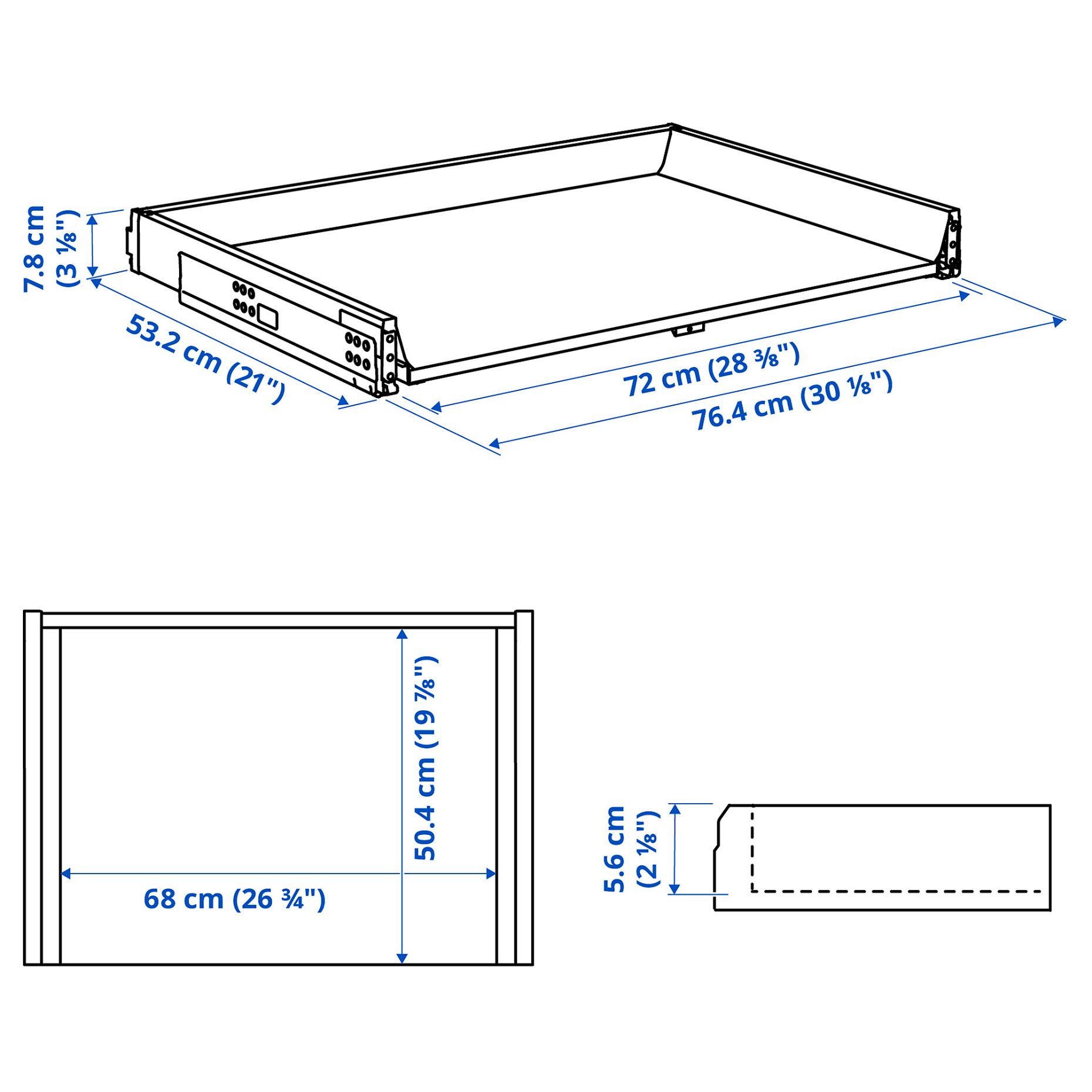 MAXIMERA, συρτάρι, χαμηλό, 502.850.34