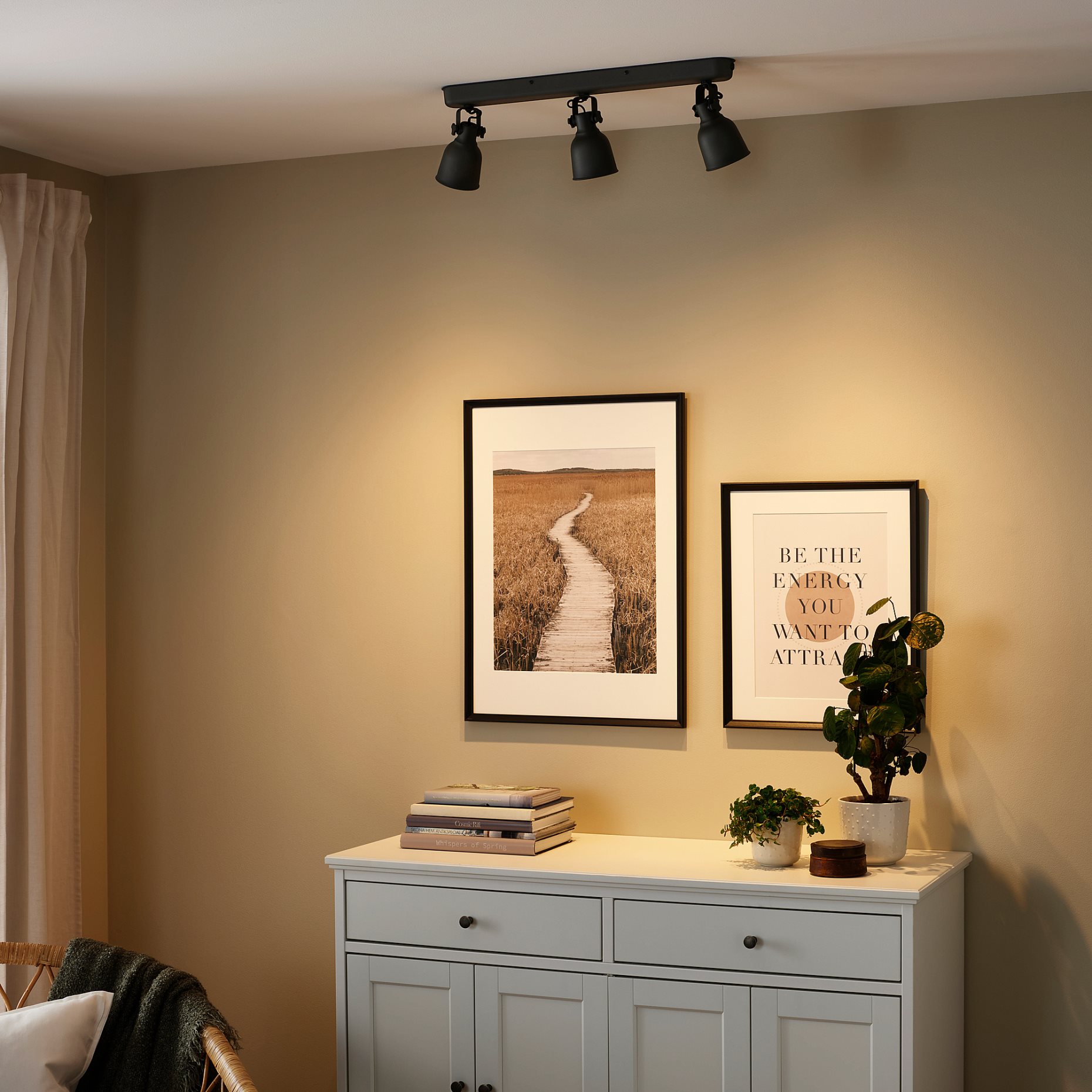 HEKTAR, ceiling track, 3-spots, 502.974.85