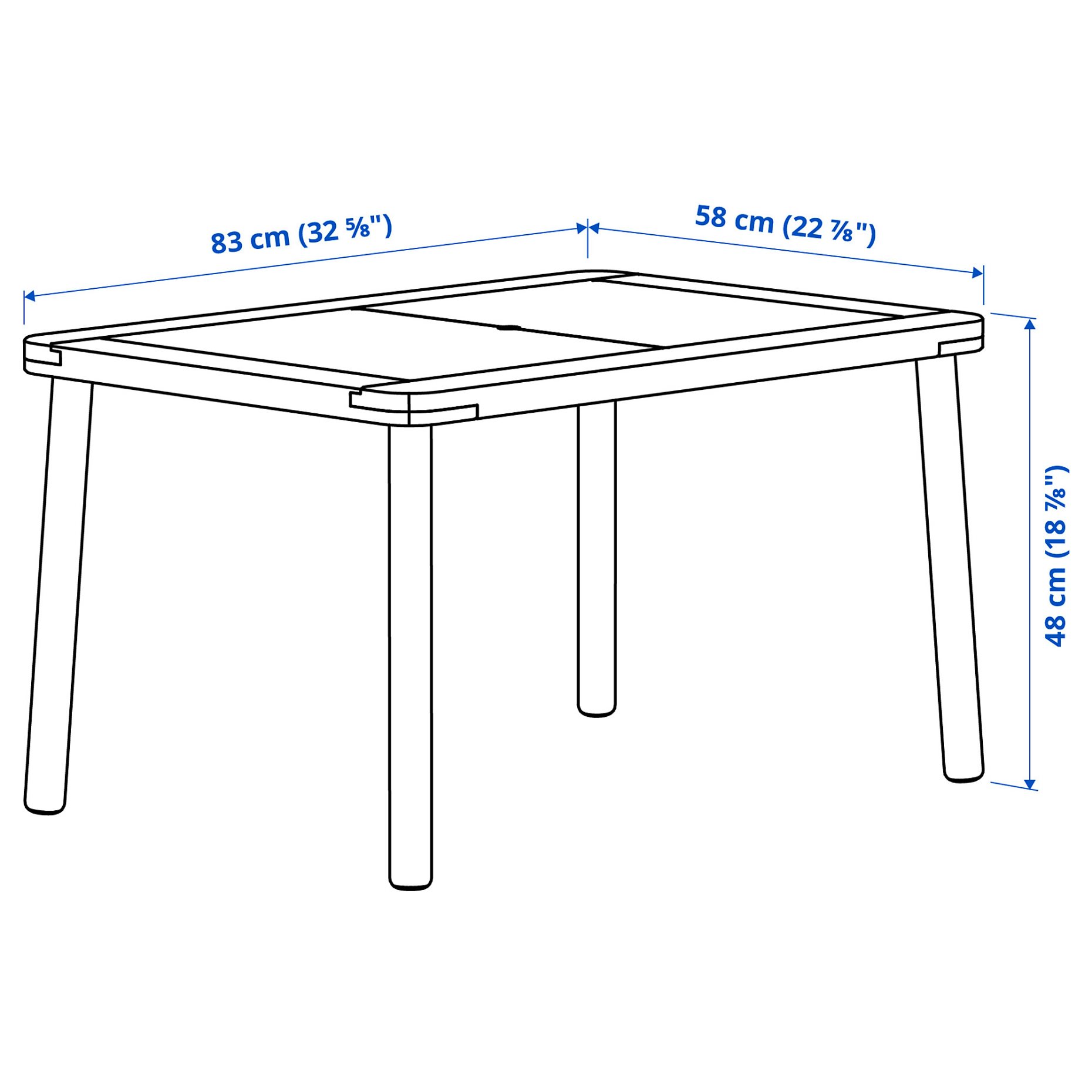 FLISAT, children`s table, 502.984.18